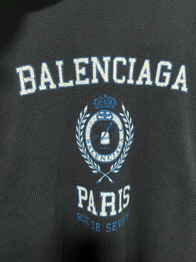 Balenciaga Balenciaga Balenciaga Crown Logo Sweater Size L-2506 Size US L / EU 52-54 / 3 - 3 Thumbnail