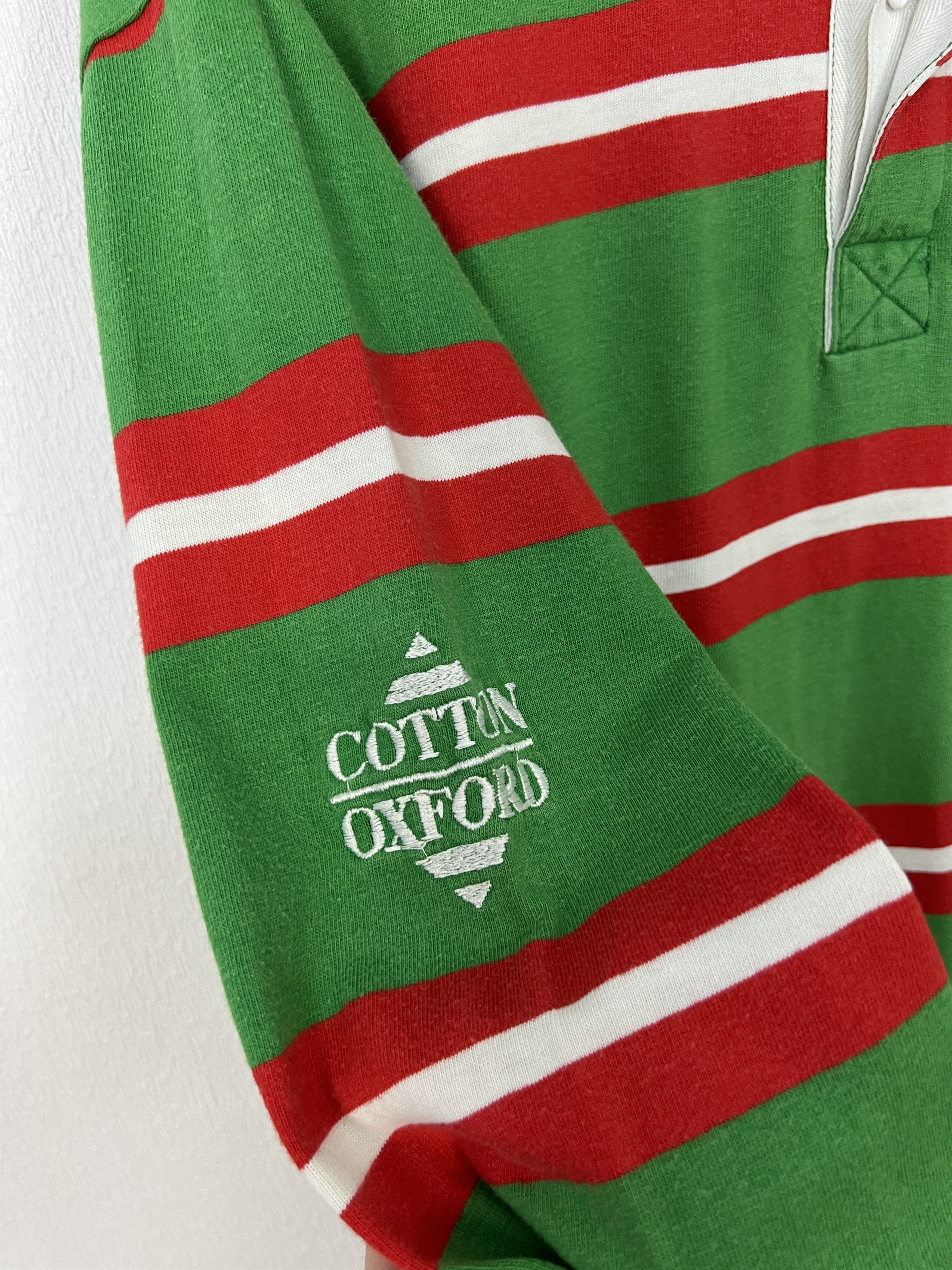 Vintage Vintage 90's Cotton Oxford Ebbw Vale Rugby Jersey Size US XXL / EU 58 / 5 - 4 Thumbnail