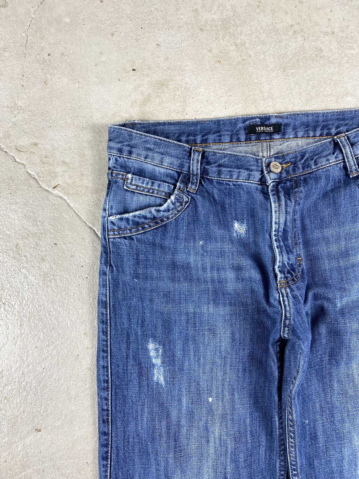 Versace Y2K Vintage Archive Versace Jeans Denim Pants Hype Size US 34 / EU 50 - 14 Thumbnail