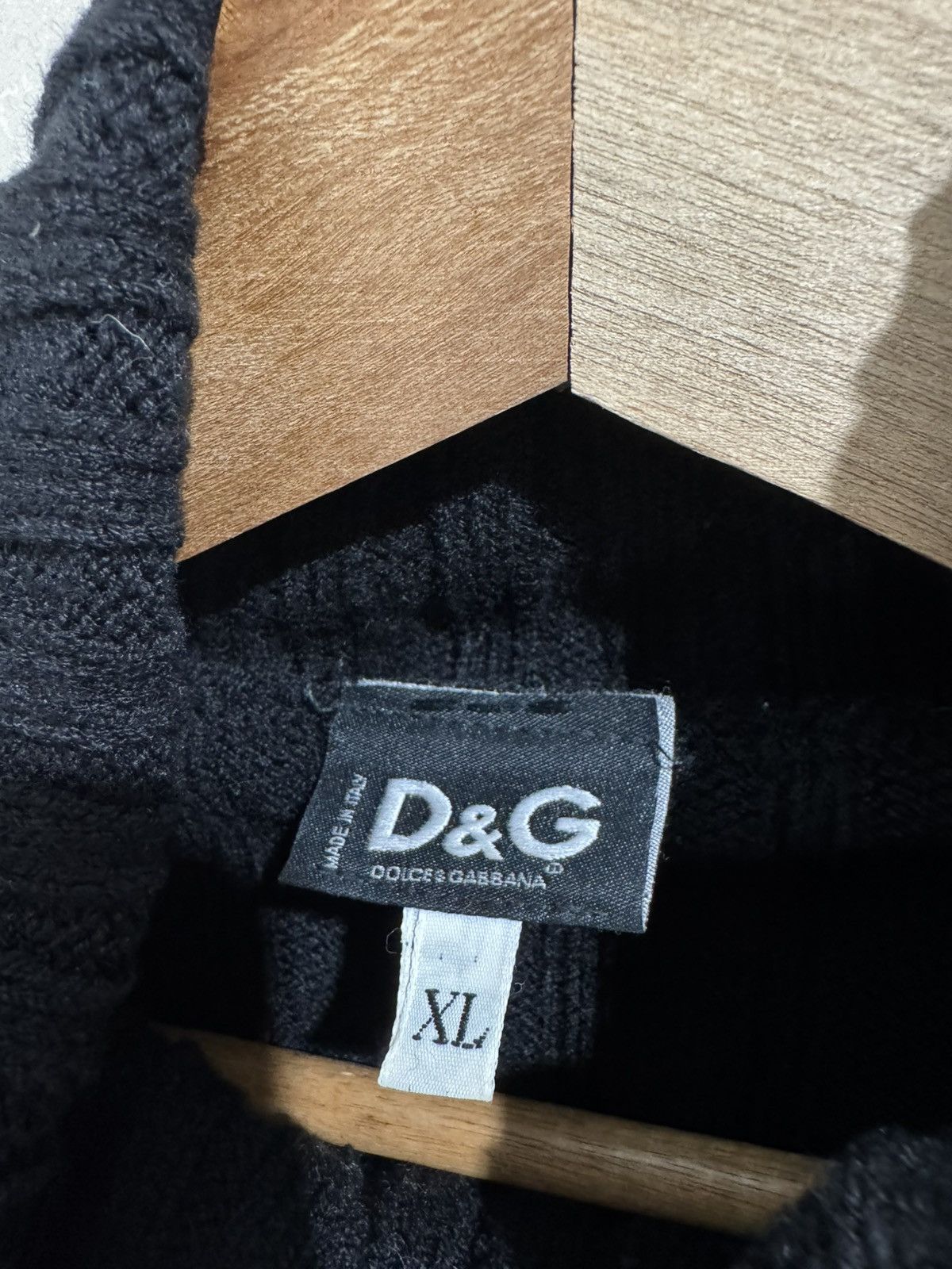 Dolce & Gabbana Dolce&Gabbana Turtleneck Vintage Ribbed Knit Sweater Size US XL / EU 56 / 4 - 3 Thumbnail