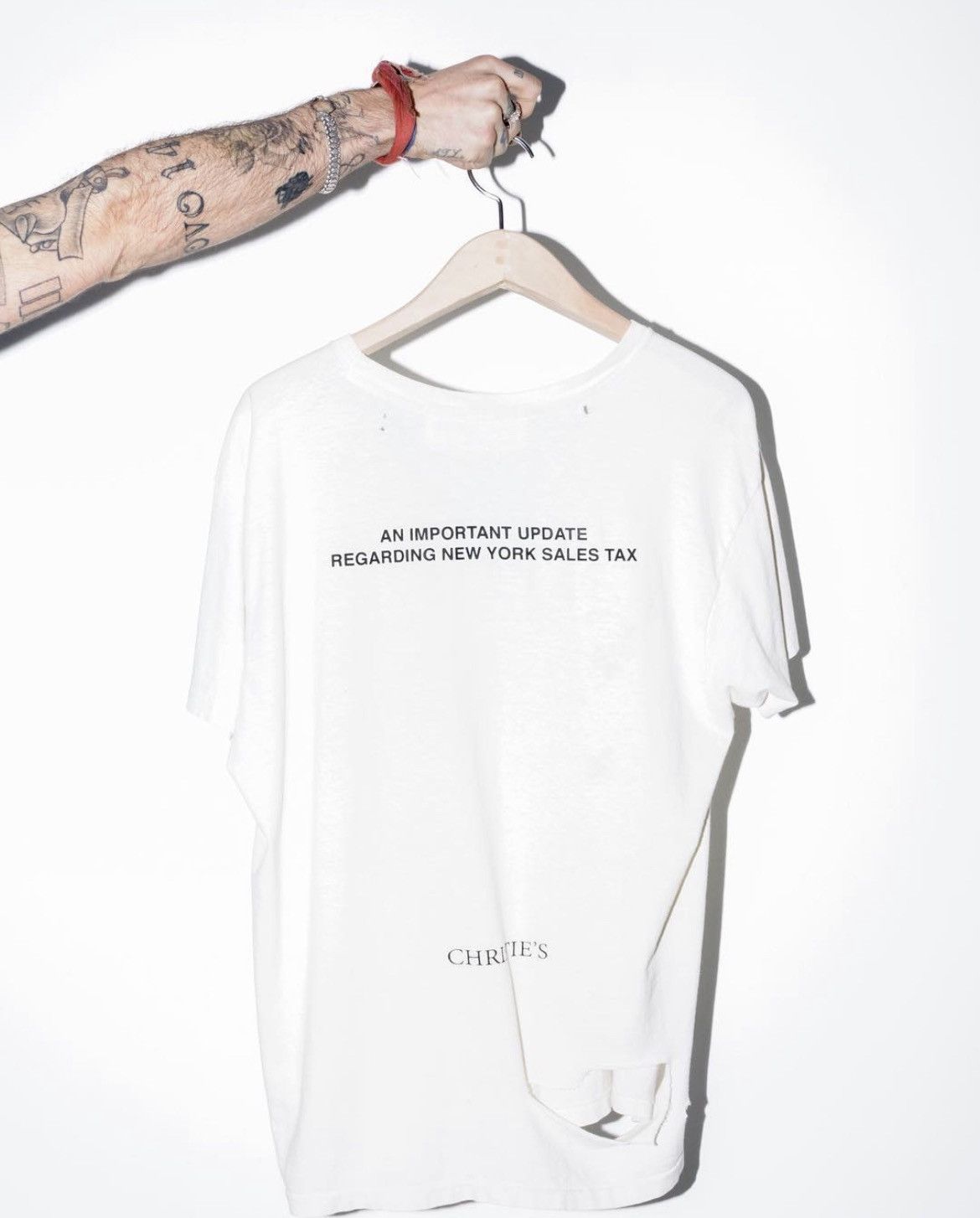 Enfants Riches Deprimes “Regarding New York Sales Tax (Christie’s)” F&F Sample (1/1) Size US XL / EU 56 / 4 - 2 Thumbnail