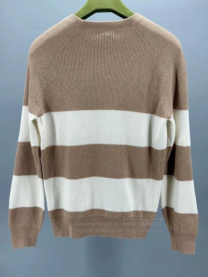 Brunello Cucinelli Brunello Cucinelli Men's Colorblock Cashmere Sweater. Size US L / EU 52-54 / 3 - 5 Thumbnail