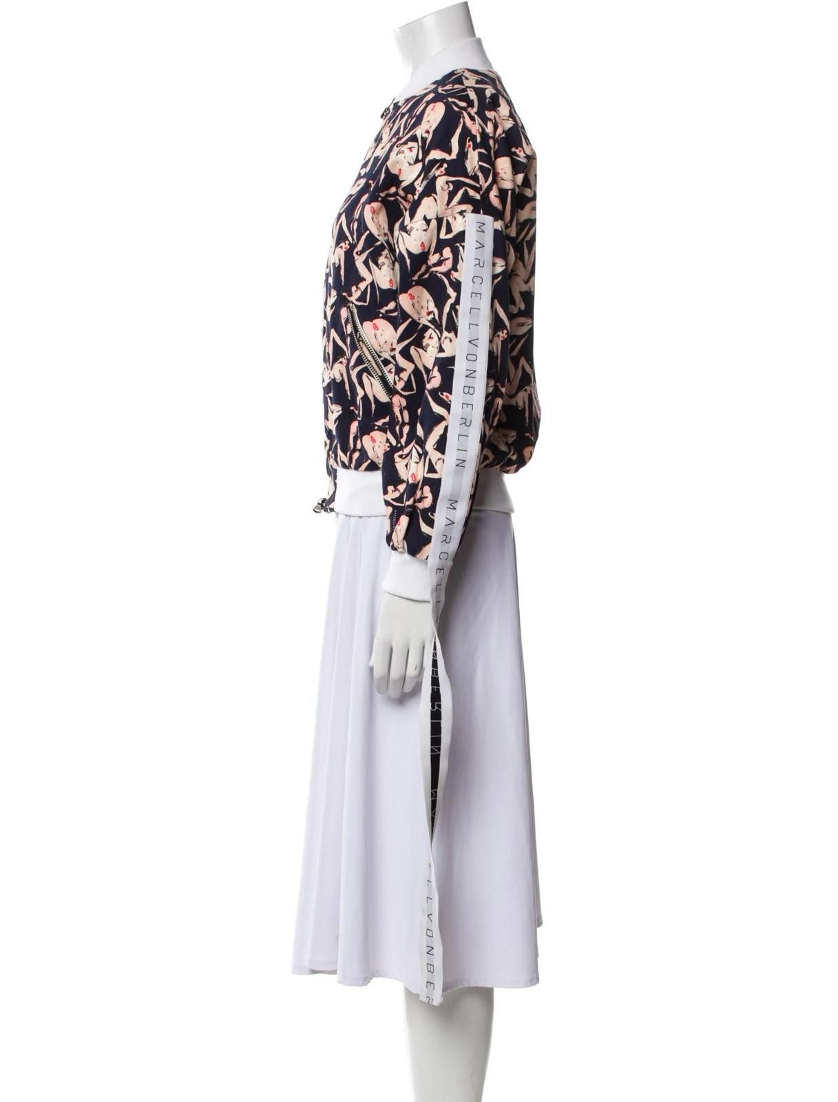 Other Marcell Von Berlin Cotton Print Evening Jacket Sz: M | US 6 Size M / US 6-8 / IT 42-44 - 2 Thumbnail