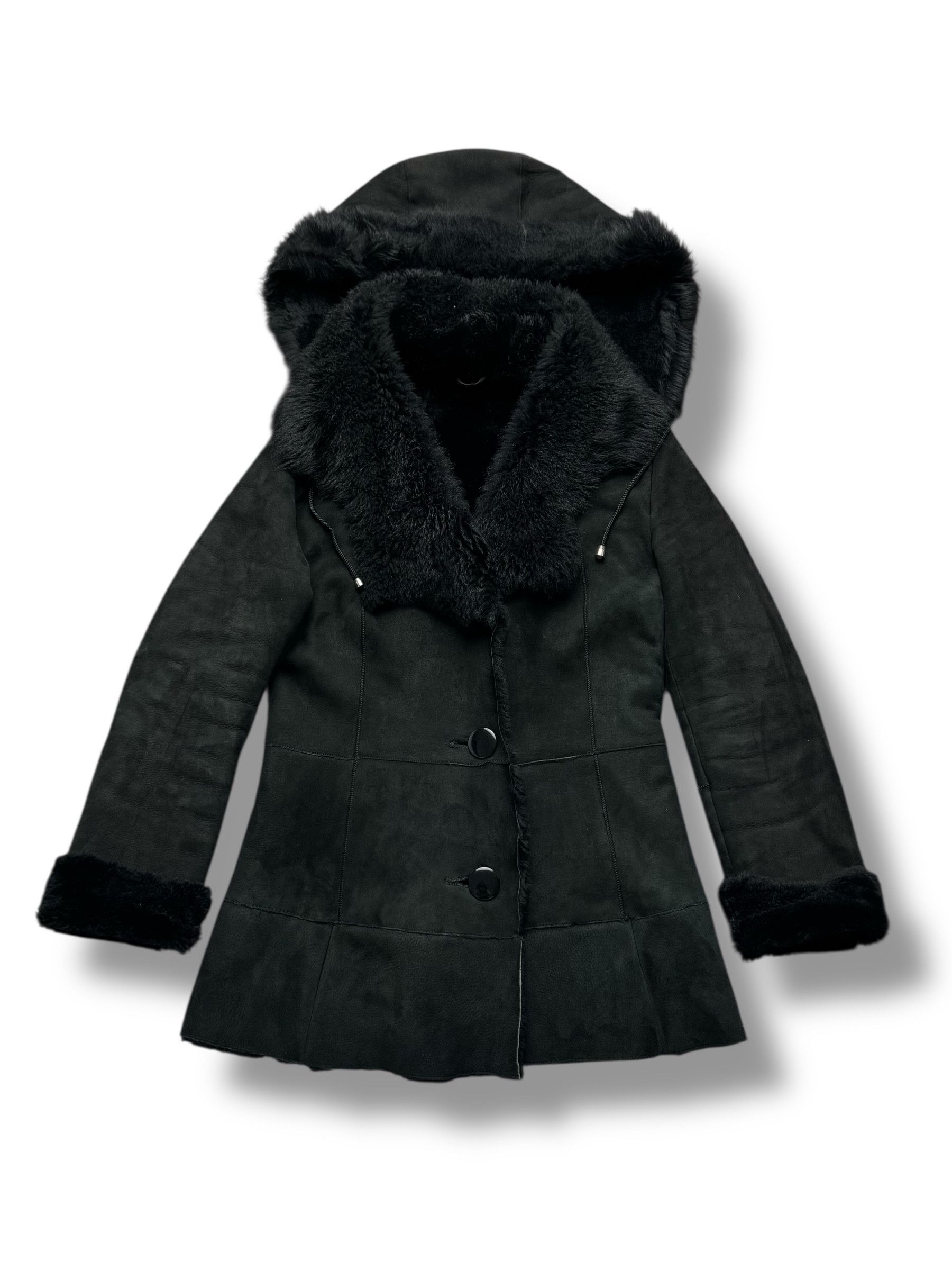 Vintage 90's Real Sheepskin Coat(V415) Size S / US 4 / IT 40 - 1 Thumbnail