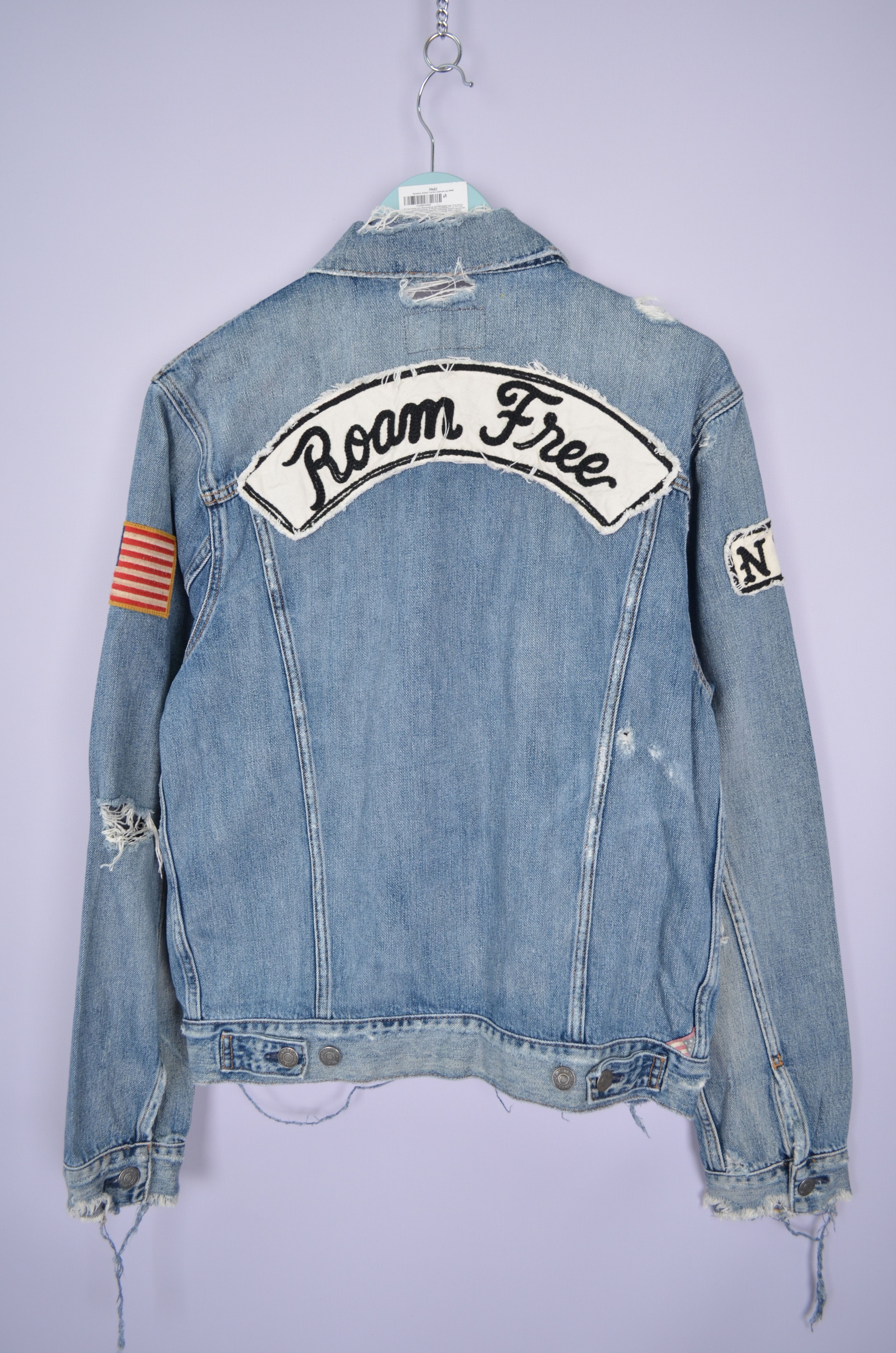 Denim & Supply Ralph Lauren × Designer × Polo Ralph Lauren Ralph Lauren Denim Supply Denim Distressed Trucker Jacket Size US S / EU 44-46 / 1 - 8 Thumbnail