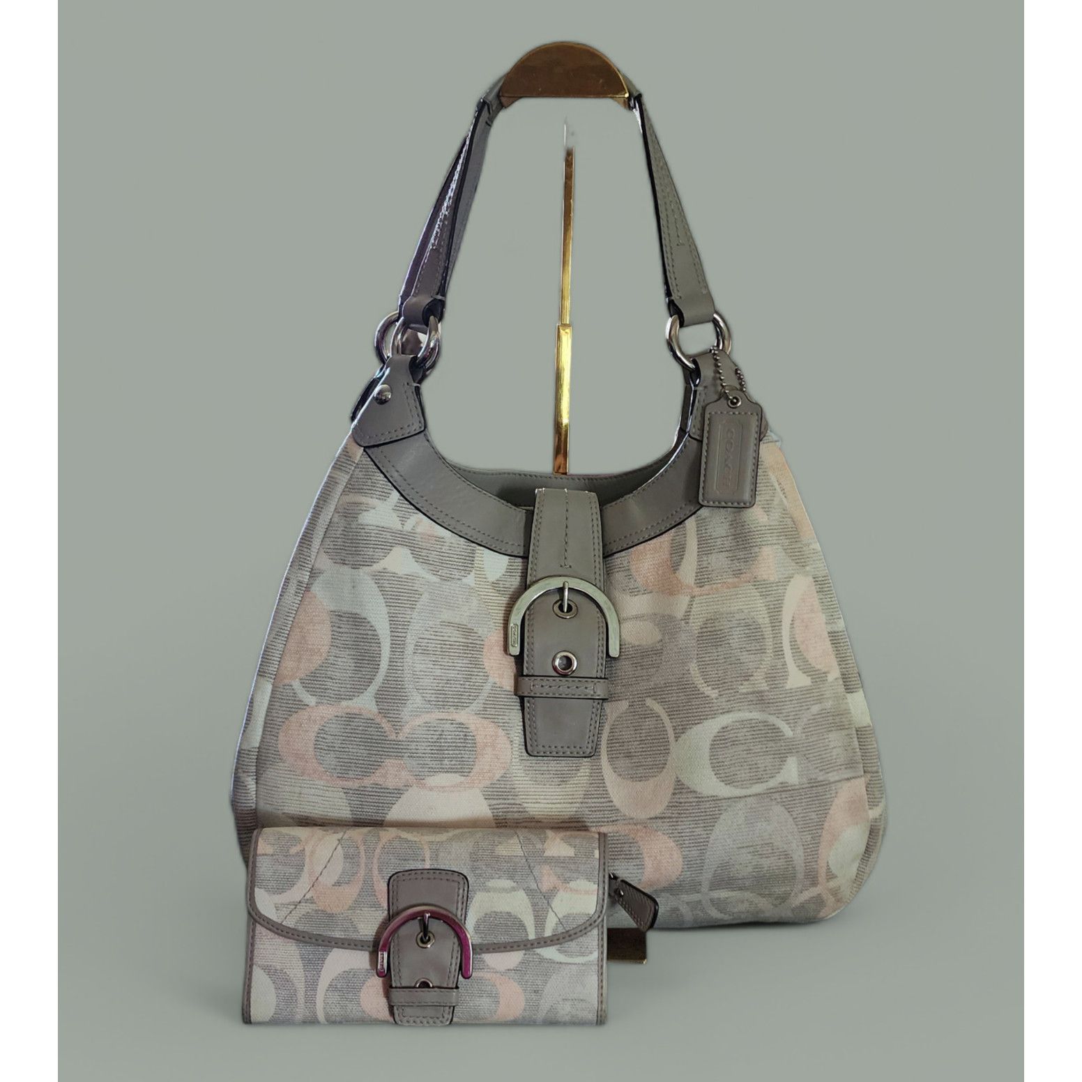 Coach Coach Soho Optic Lynn Shoulder Bag Hobo F19193 and wallet Size ONE SIZE - 2 Thumbnail