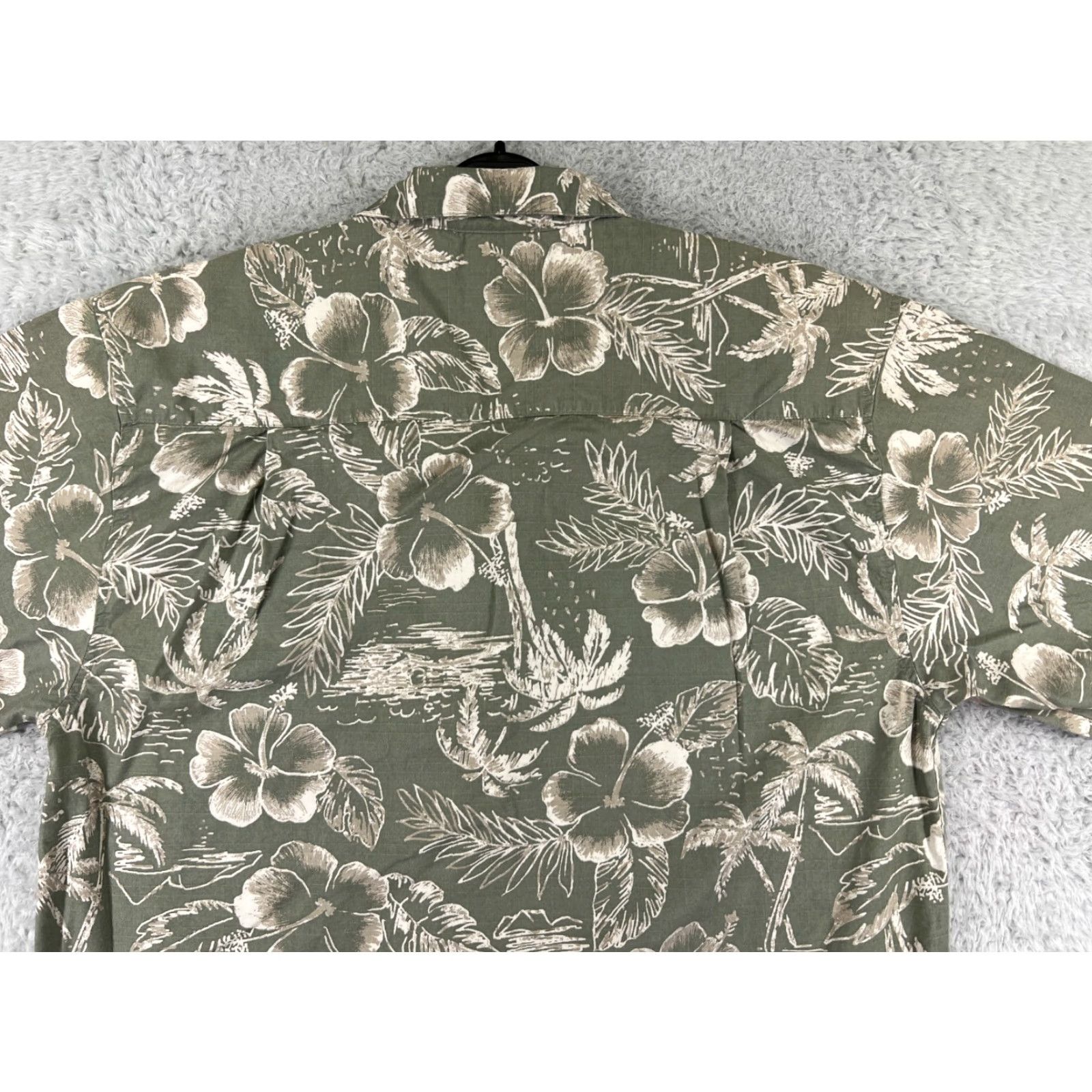 Ocean Pacific Ocean Pacific Shirt Men XL Green Beach Hawaiian Button-Up Size US XL / EU 56 / 4 - 6 Thumbnail