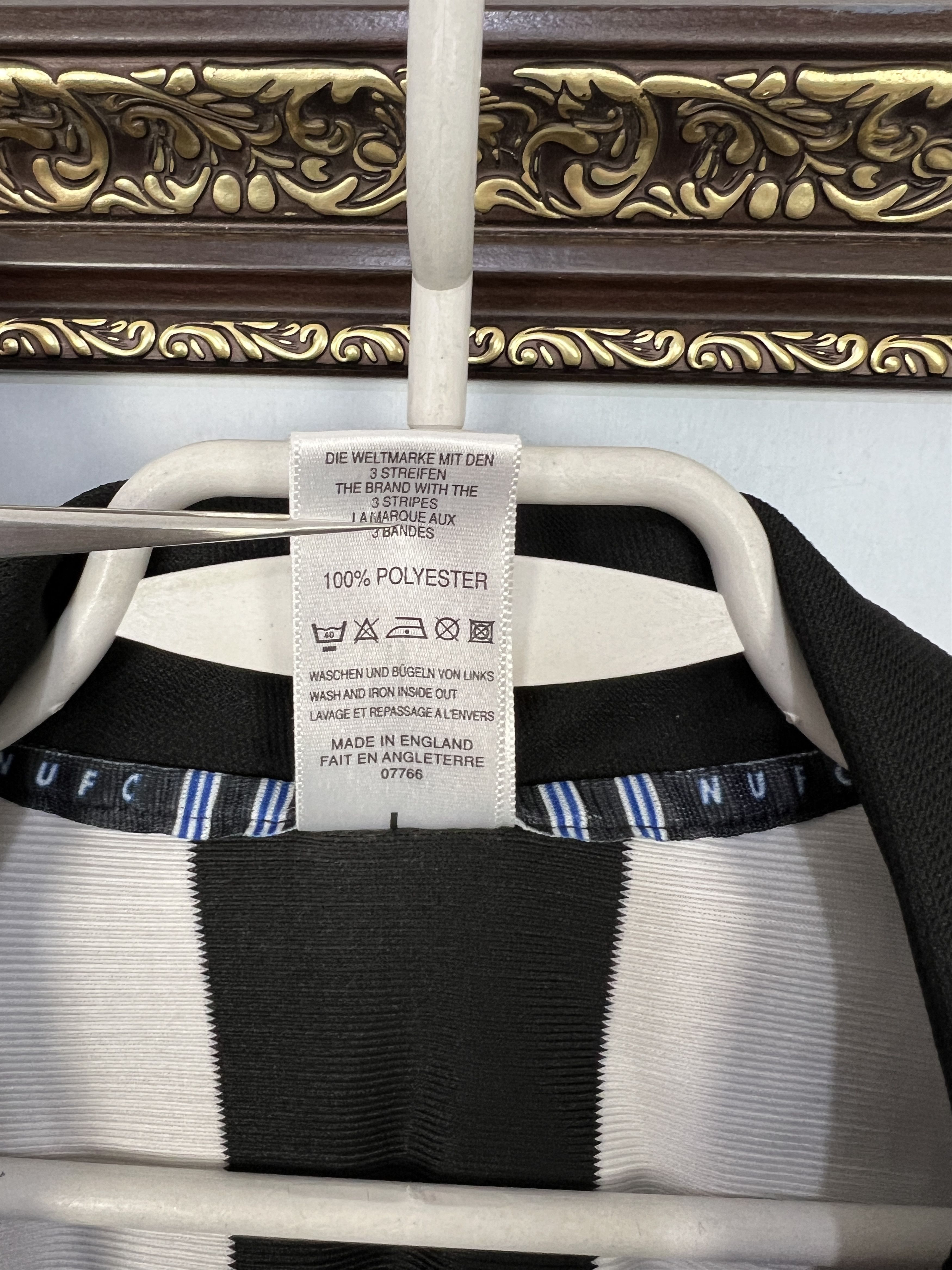 Adidas Newcastle Home football shirt 1999 Soccer Adidas Jersey Size US L / EU 52-54 / 3 - 9 Thumbnail