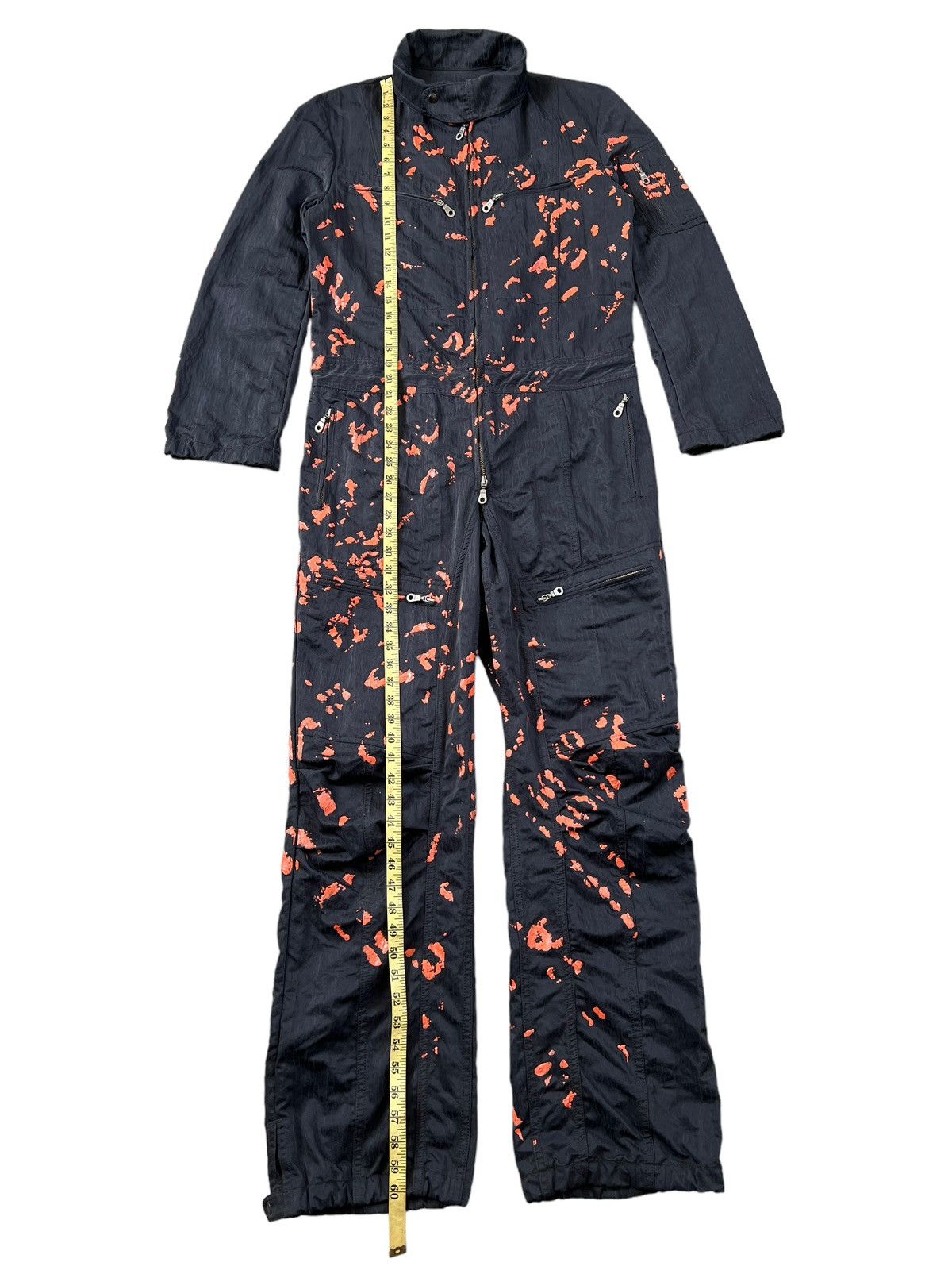5351 POUR LES HOMMES 5351 Pour Les Hommes Multipocket Tech Painted Jumpsuit Size US 34 / EU 50 - 9 Thumbnail