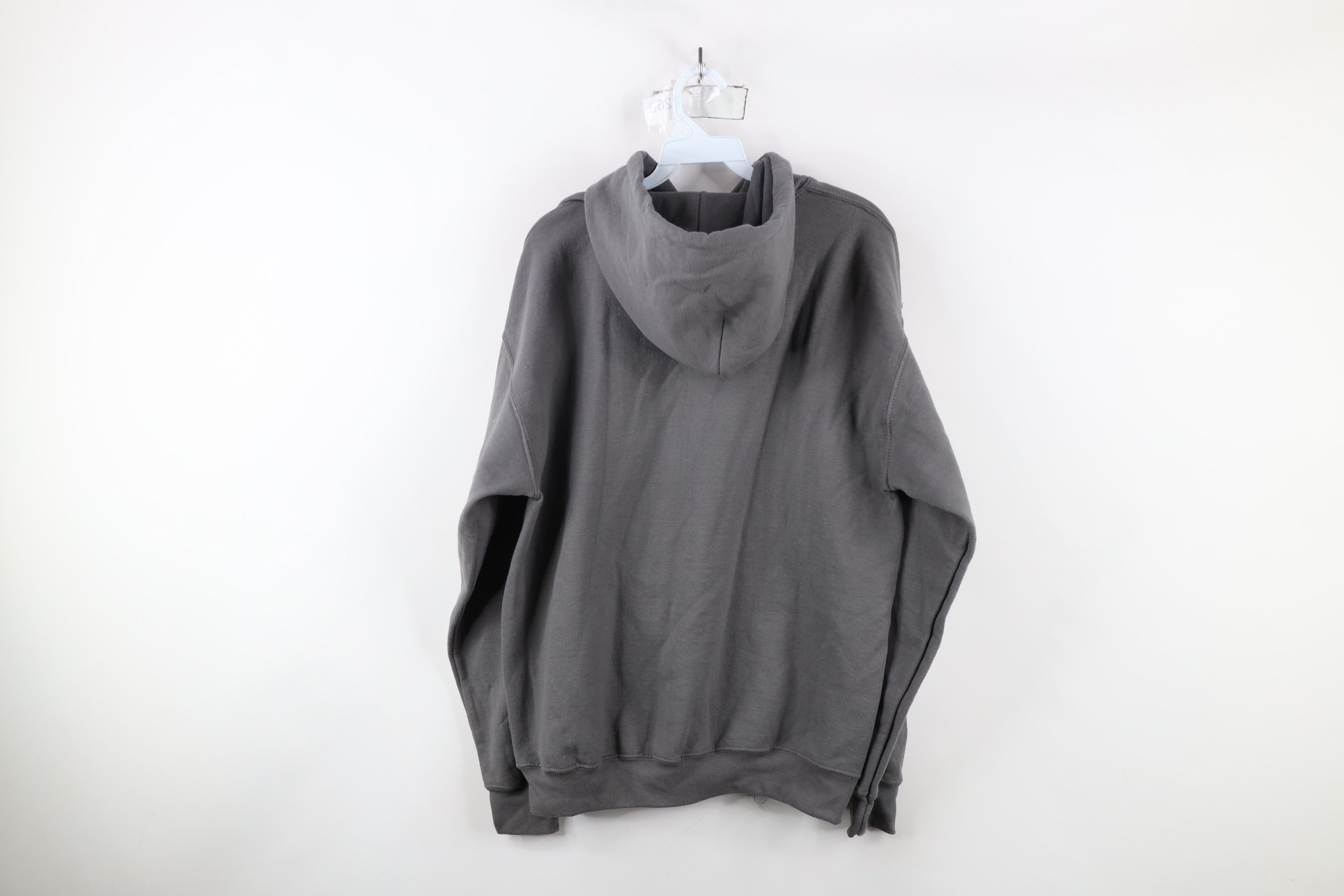 Vintage Vintage 90s Y2K Streetwear Blank Hoodie Sweatshirt Gray Size US L / EU 52-54 / 3 - 10 Thumbnail