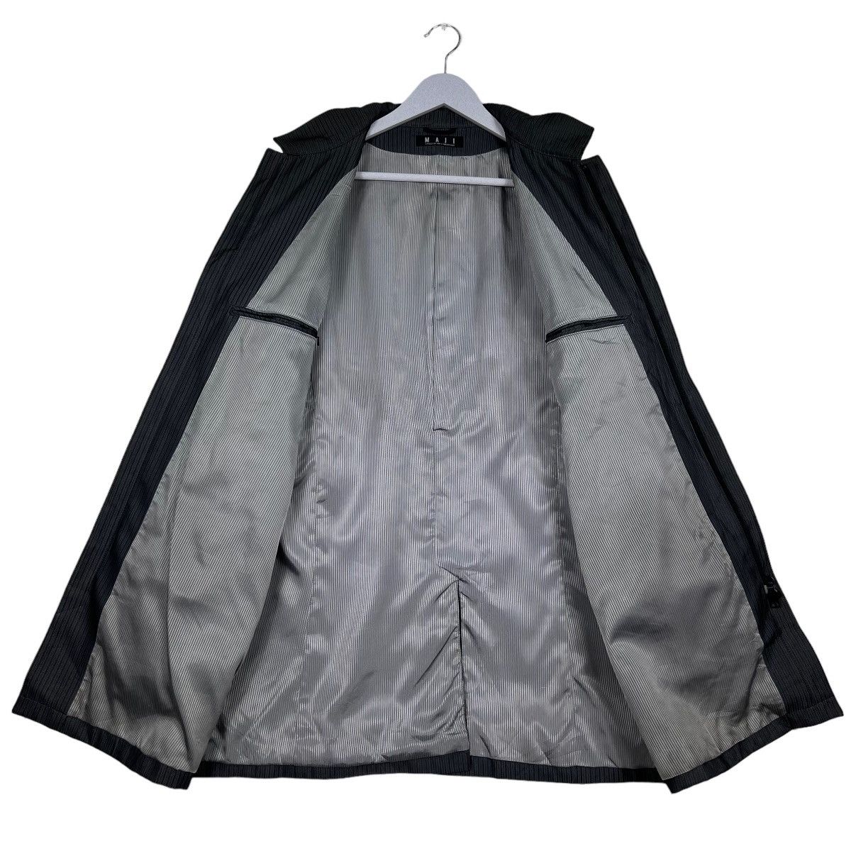 Japanese Brand 🔥 YOHJI YAMAMOTO INSPIRED MAJI MASATOMO HIKORY KHAKI COAT Size US M / EU 48-50 / 2 - 11 Thumbnail