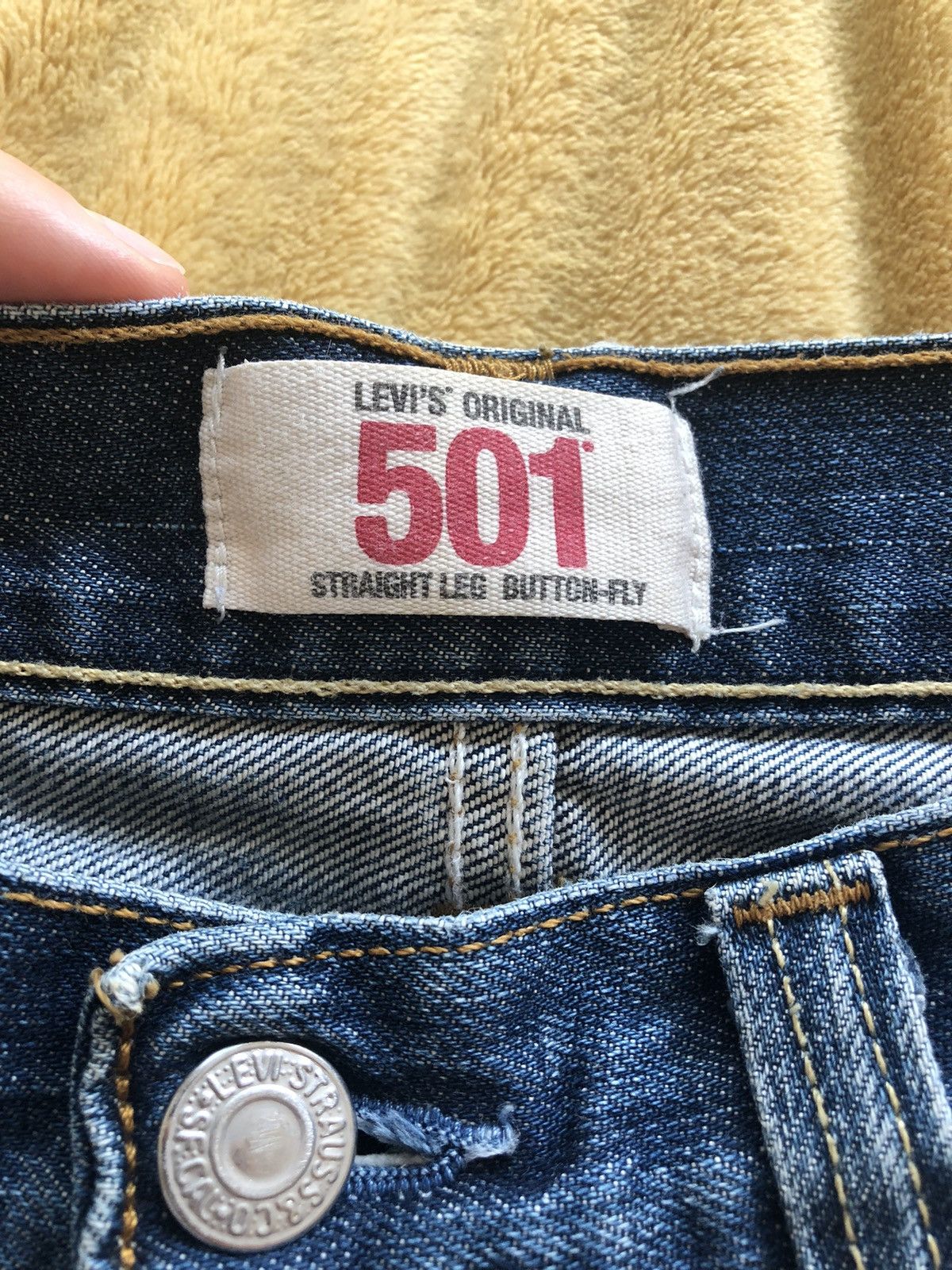 Levi's LEVI’S 501 DENIM VINTAGE JEANS PANTS Size US 30 / EU 46 - 4 Thumbnail