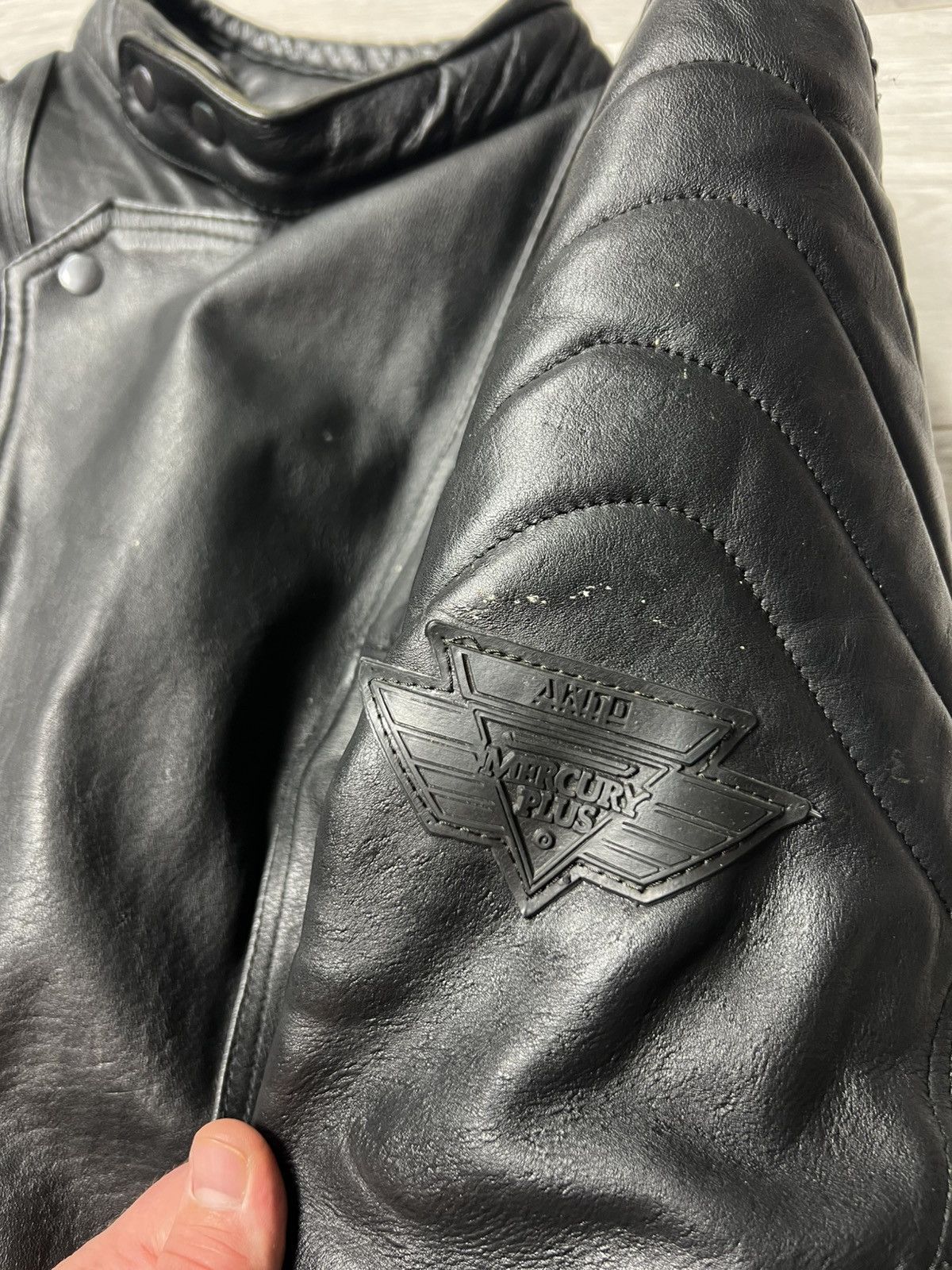 Other AKITO Heavyweight Biker Motorcycle Leather Jacket Racing Size US M / EU 48-50 / 2 - 13 Thumbnail