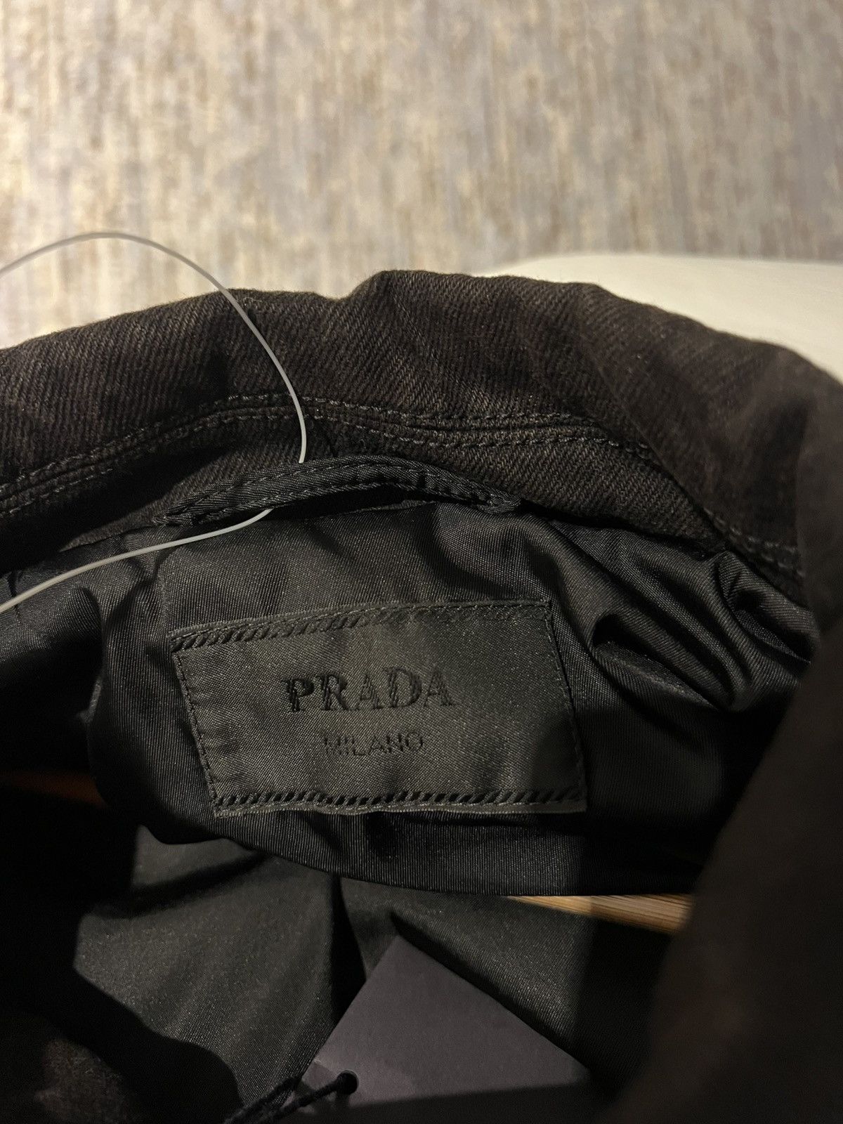 Prada 🔥RARE 🔥 Padded Denim Blouson Jacket Size US L / EU 52-54 / 3 - 10 Thumbnail
