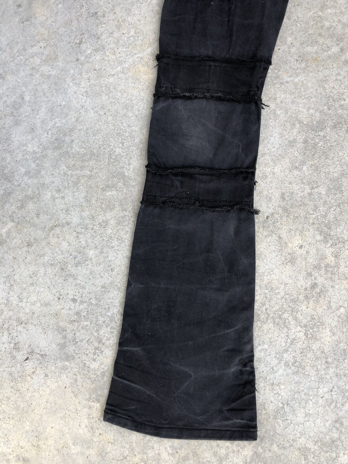 Japanese Brand Golden Flared Jeans Boro Patchwork Distressed Size US 34 / EU 50 - 11 Thumbnail