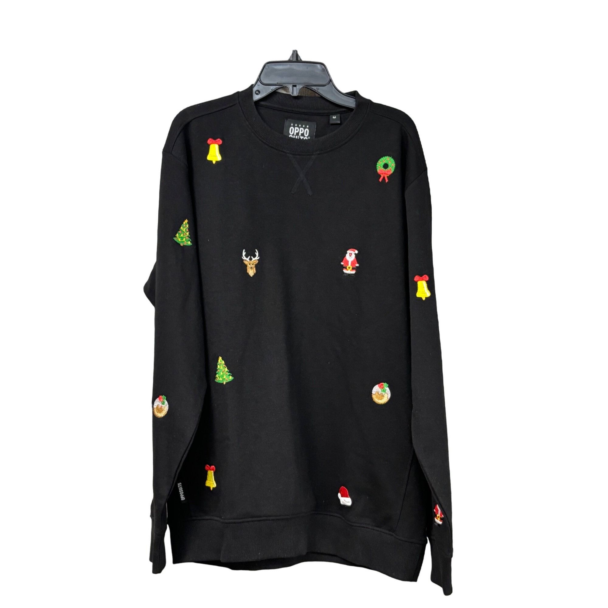 Other OppoSuits Men’s Xmas Icons Embroidered Sweatshirt, Black, S Size US M / EU 48-50 / 2 - 1 Thumbnail