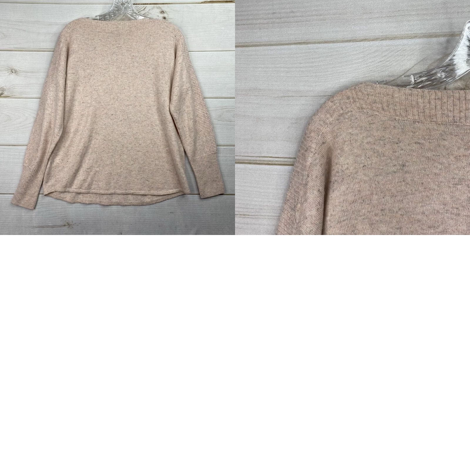 Royal Robbins Royal Robbins Sweater Womens S Pink Merino Wool Linen Blend Ribbed Soft Stretch Pullover Knit Casual Fall Winter 2023 Womens Size S / US 4 / IT 40 - 8 Thumbnail