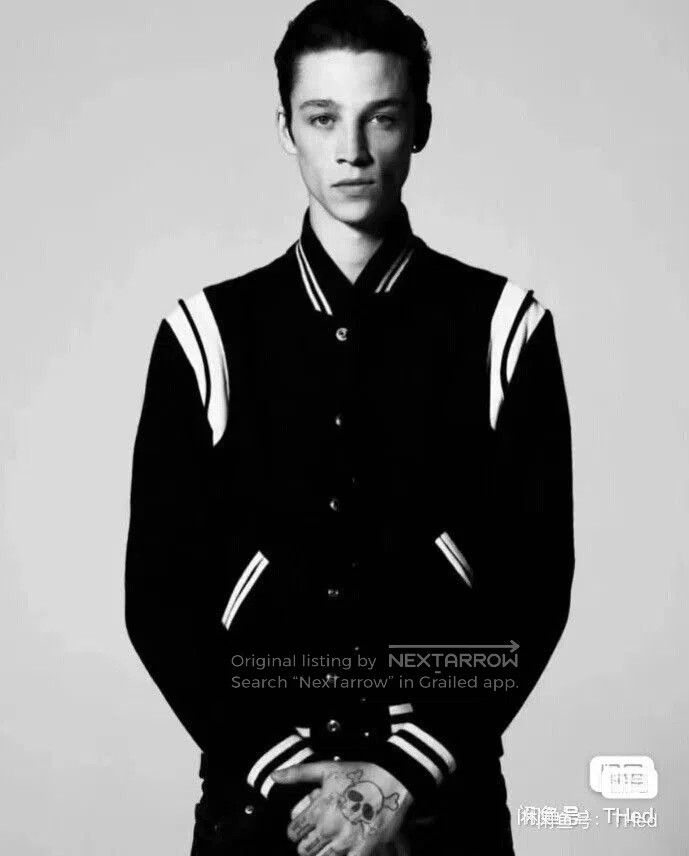 Saint Laurent Paris Saint Laurent Teddy Wool Baseball Jacket. Size US L / EU 52-54 / 3 - 8 Thumbnail