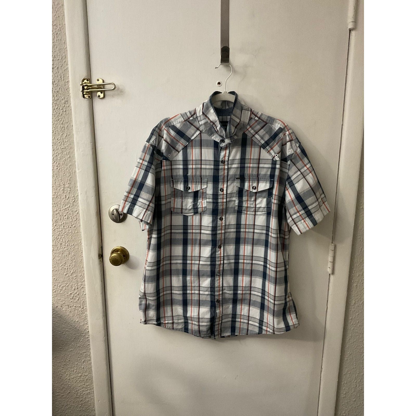 Ecko Unltd. Ecko Button Down Plaid Strped Polo Shirt M Academia Size US M / EU 48-50 / 2 - 1 Thumbnail