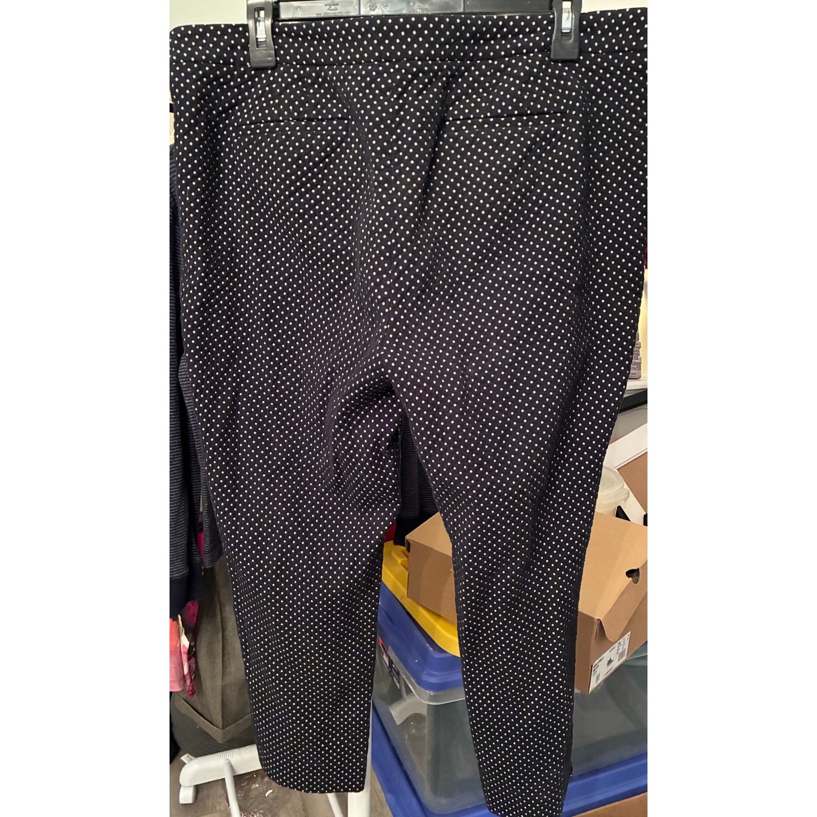 Robert Talbott Talbots Chatham Ankle black and white polka dots size 16P Size 38" / US 16 / IT 52 - 9 Thumbnail