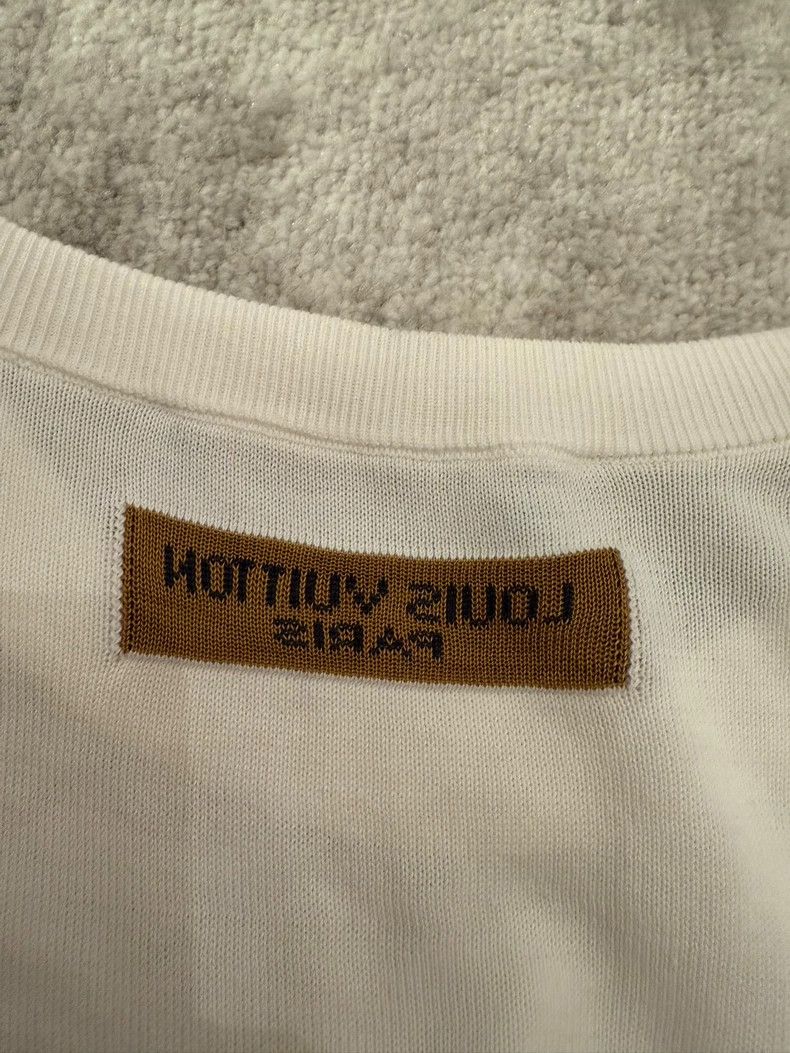 Louis Vuitton Louis Vuitton logo white short sleeves 2501-Nextarrow Size US XS / EU 42 / 0 - 5 Thumbnail