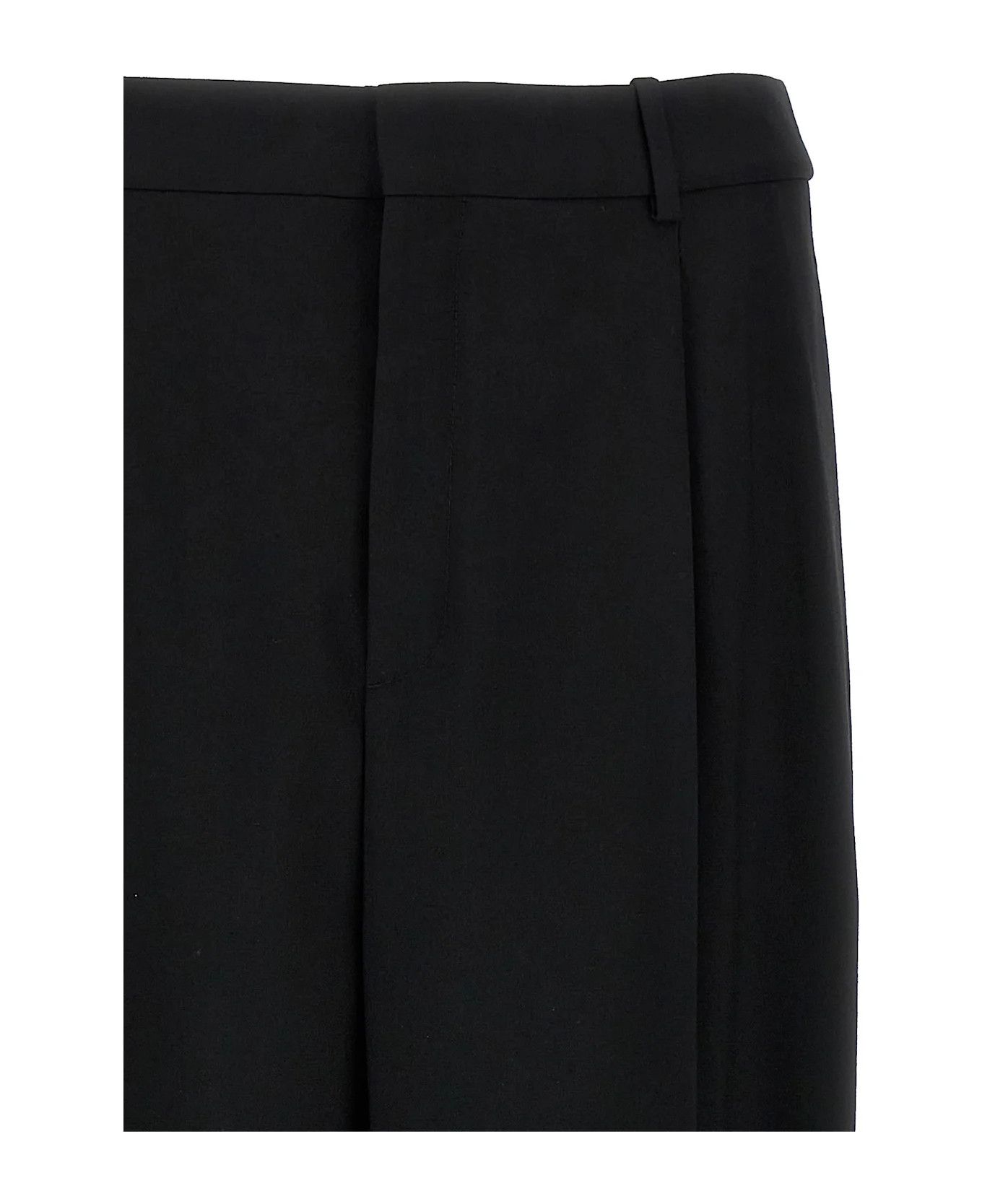 Saint Laurent Paris oc11z1225 796137 90'S Pants in Wool Twill in Black Size US 34 / EU 50 - 3 Thumbnail