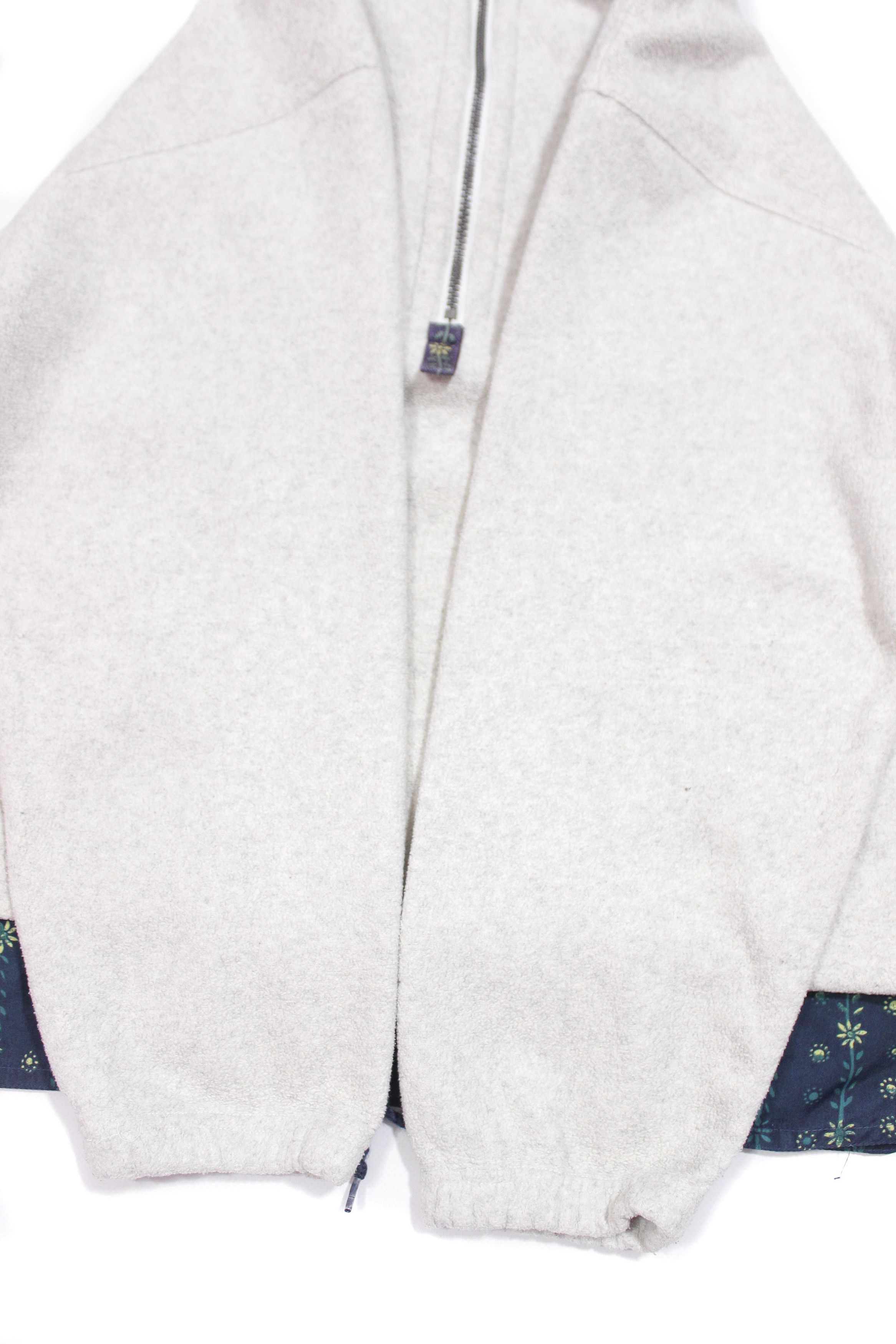 Adidas 90S Logo Fleece Jacket Size S / US 4 / IT 40 - 6 Thumbnail