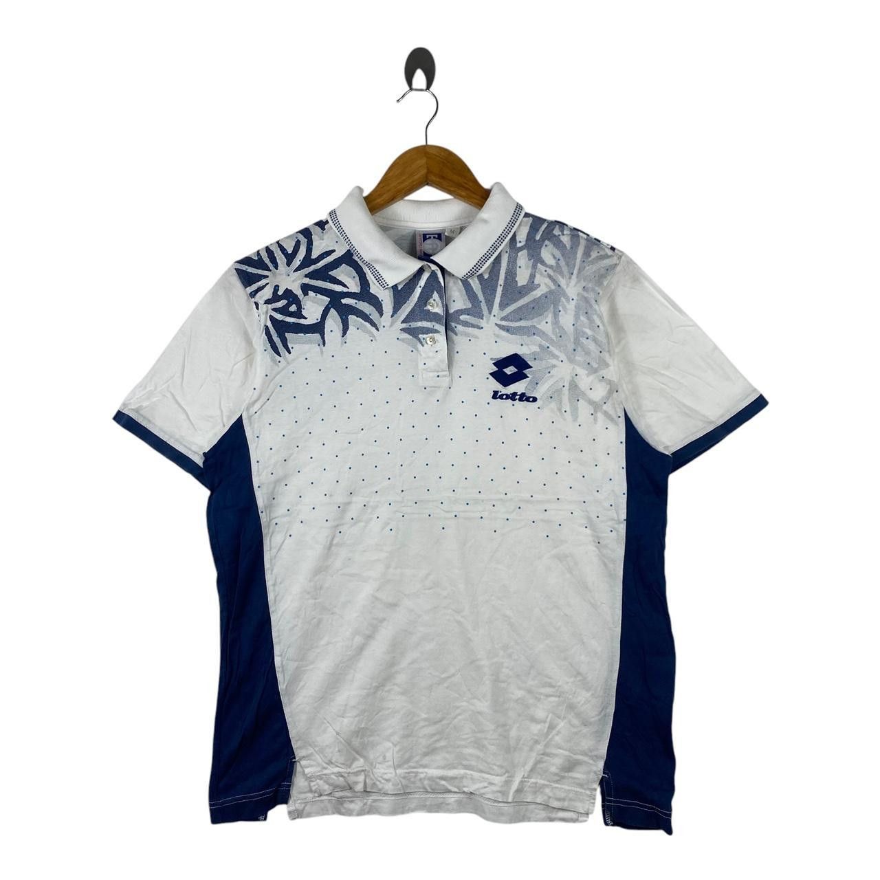 Lotto Sport Vintage LOTTO TENNIS ITALIANO Artwork Polo Tee Shirt Top Size US M / EU 48-50 / 2 - 1 Thumbnail