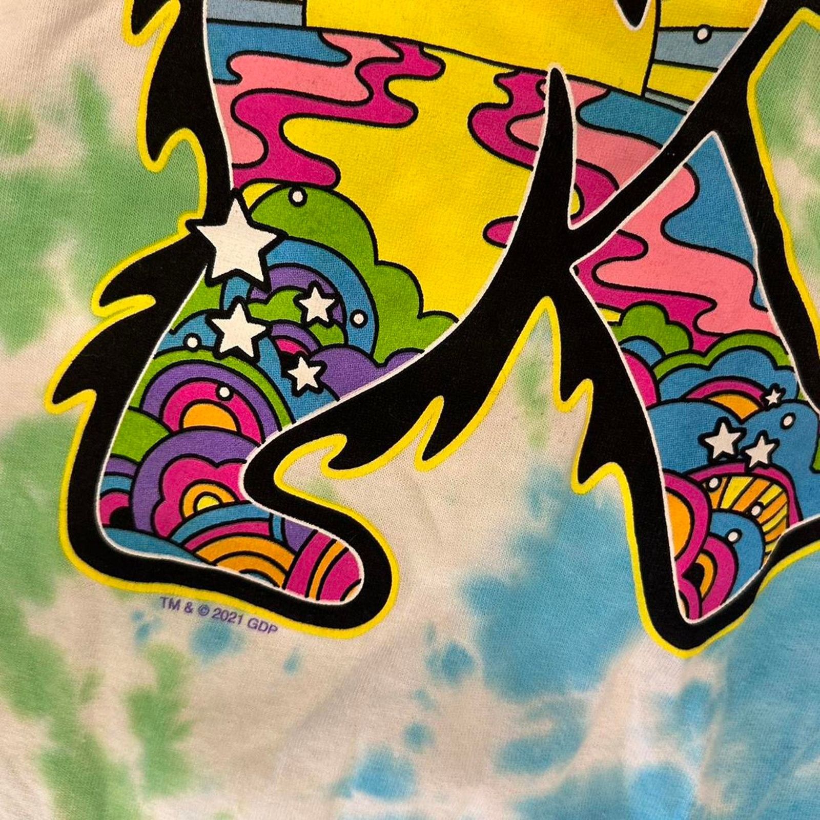 Liquid Blue Liquid Blue XL T-Shirt Graphic Tee Grateful Dead Bear Size US XL / EU 56 / 4 - 3 Thumbnail