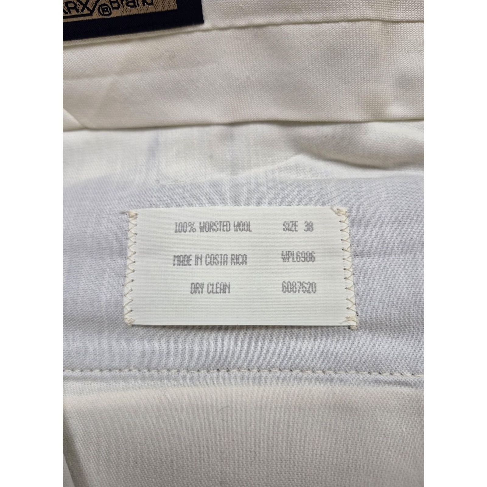 Vintage VTG John Alexander Dress Pants Men's 38x36 Gray Wool Pleated Straight Unhemmed Size US 38 / EU 54 - 4 Thumbnail
