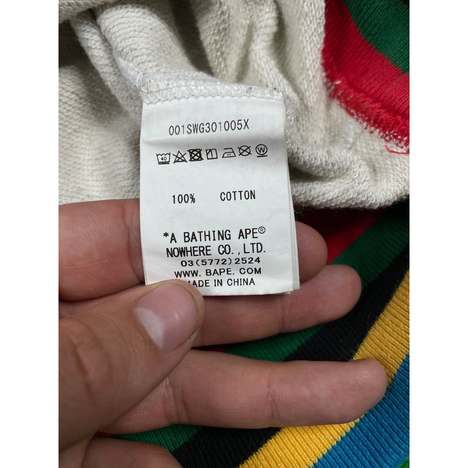 Bape BAPE Crewneck Grey Multi Medium Used Size US M / EU 48-50 / 2 - 5 Thumbnail