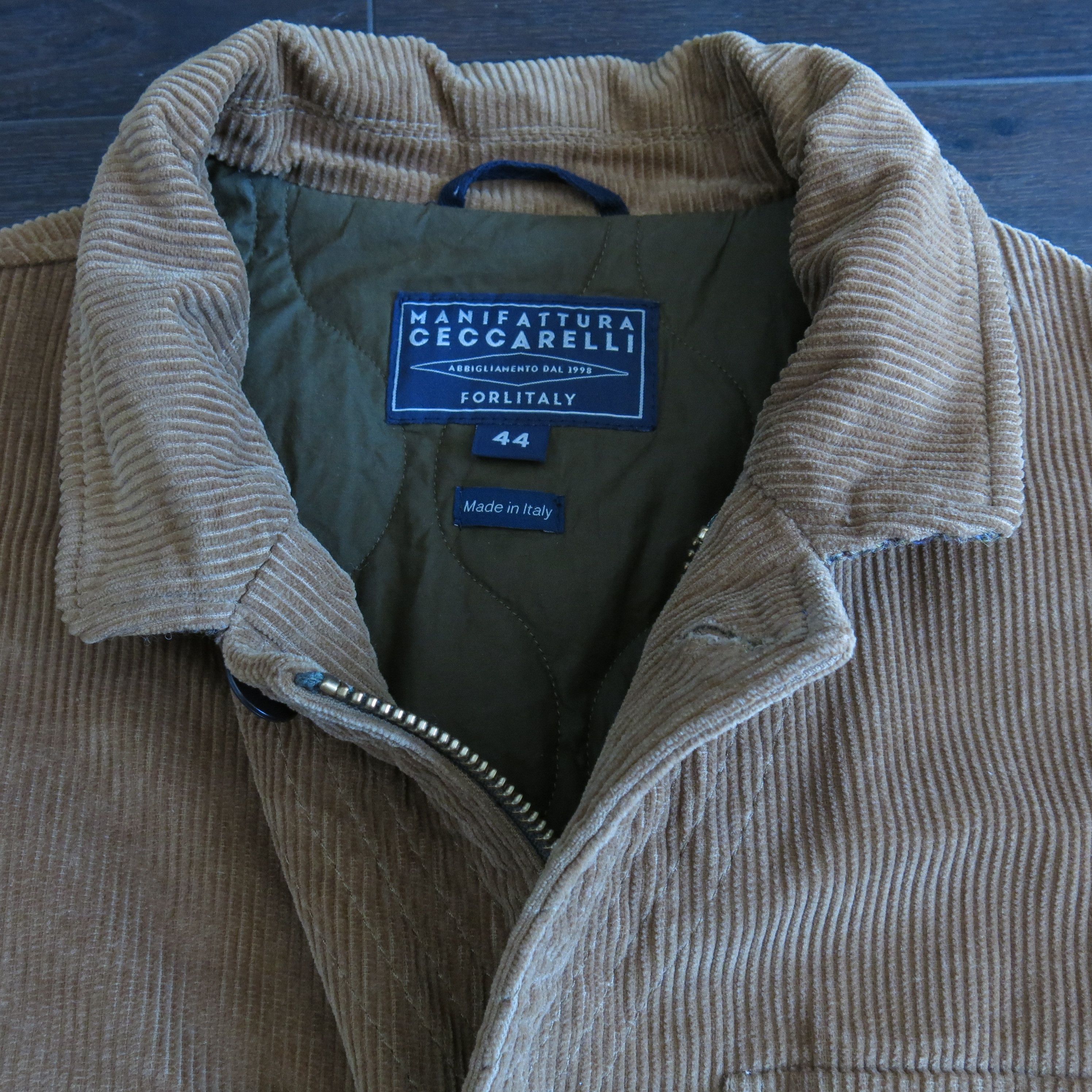 Manifattura Ceccarelli Corduroy Alligator Coat Size US L / EU 52-54 / 3 - 2 Thumbnail
