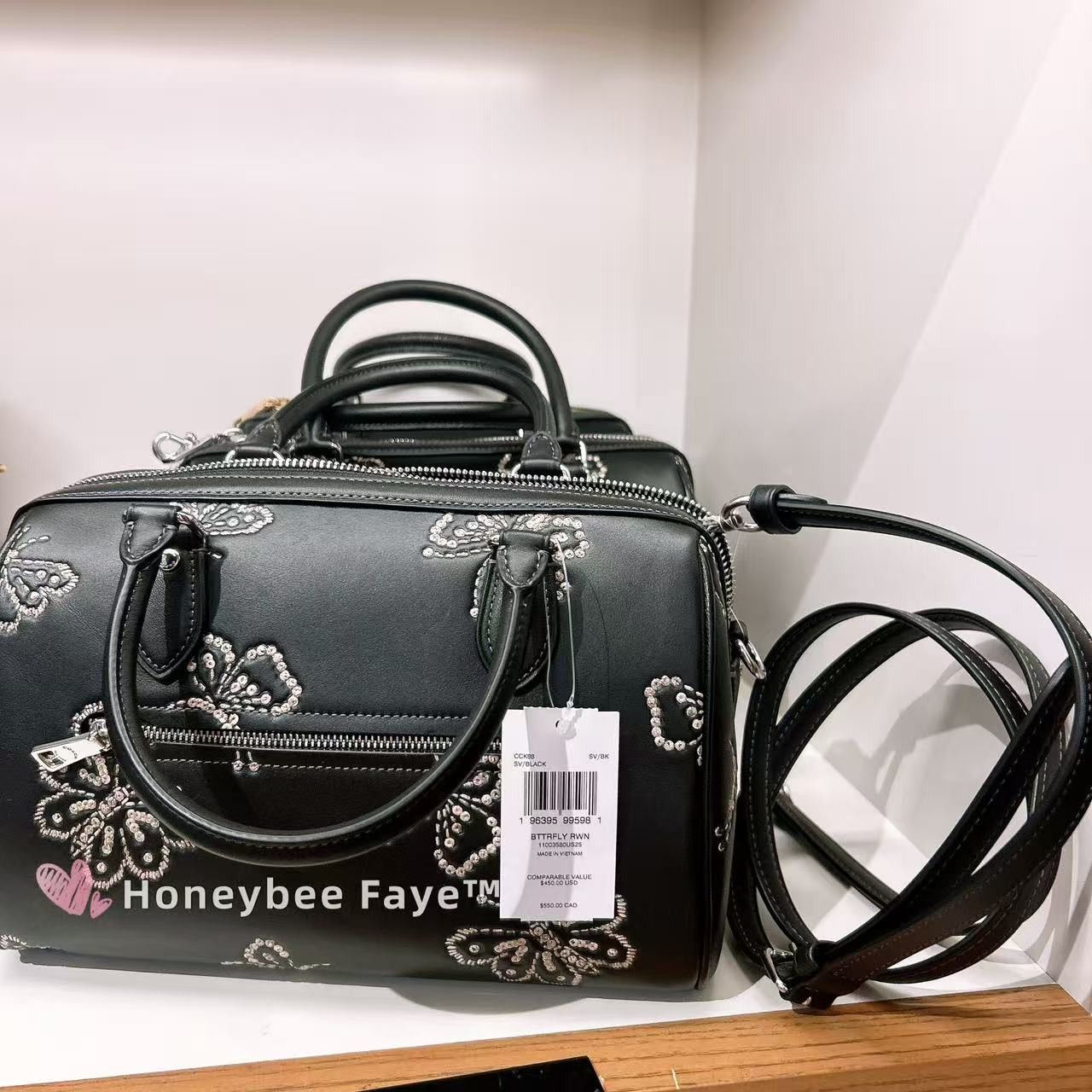 Coach Nwt Coach Rowan Satchel Bag With Butterfly Print CCK88 Size ONE SIZE - 3 Thumbnail