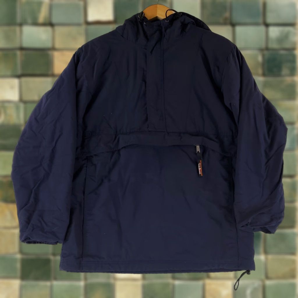 Vintage VINTAGE LL Bean Jacket Pullover Anorak Insulated Windbreaker Hooded Blue Mens M Size US M / EU 48-50 / 2 - 1 Thumbnail