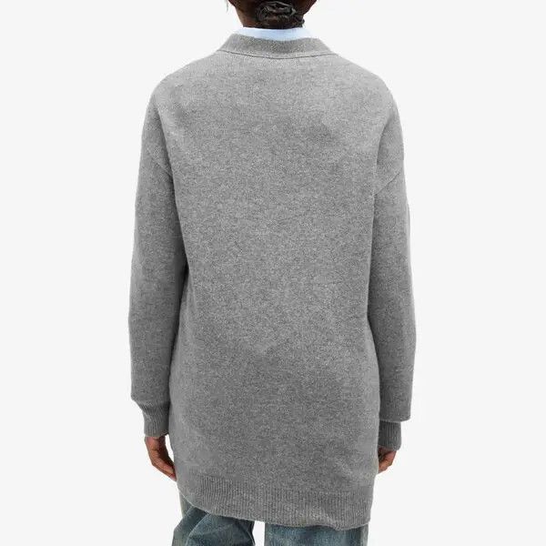 Marni o1f1d3z0326 Long Sleeve Knitted Cardigan in Grey Size XL / US 12-14 / IT 48-50 - 3 Thumbnail