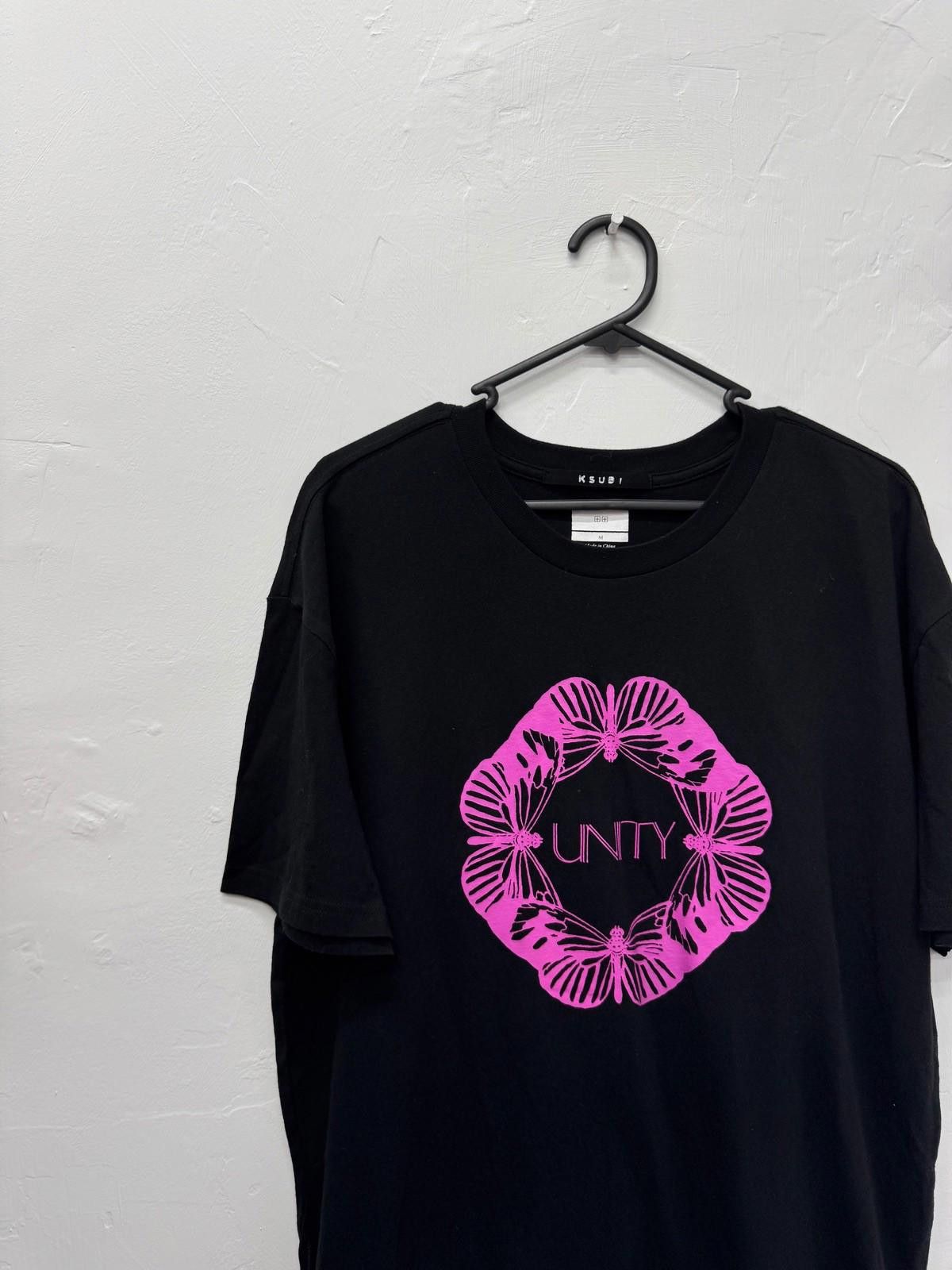 Ksubi new ksubi tee t-shirt top mens unity fly pink black medium m Size US M / EU 48-50 / 2 - 2 Thumbnail