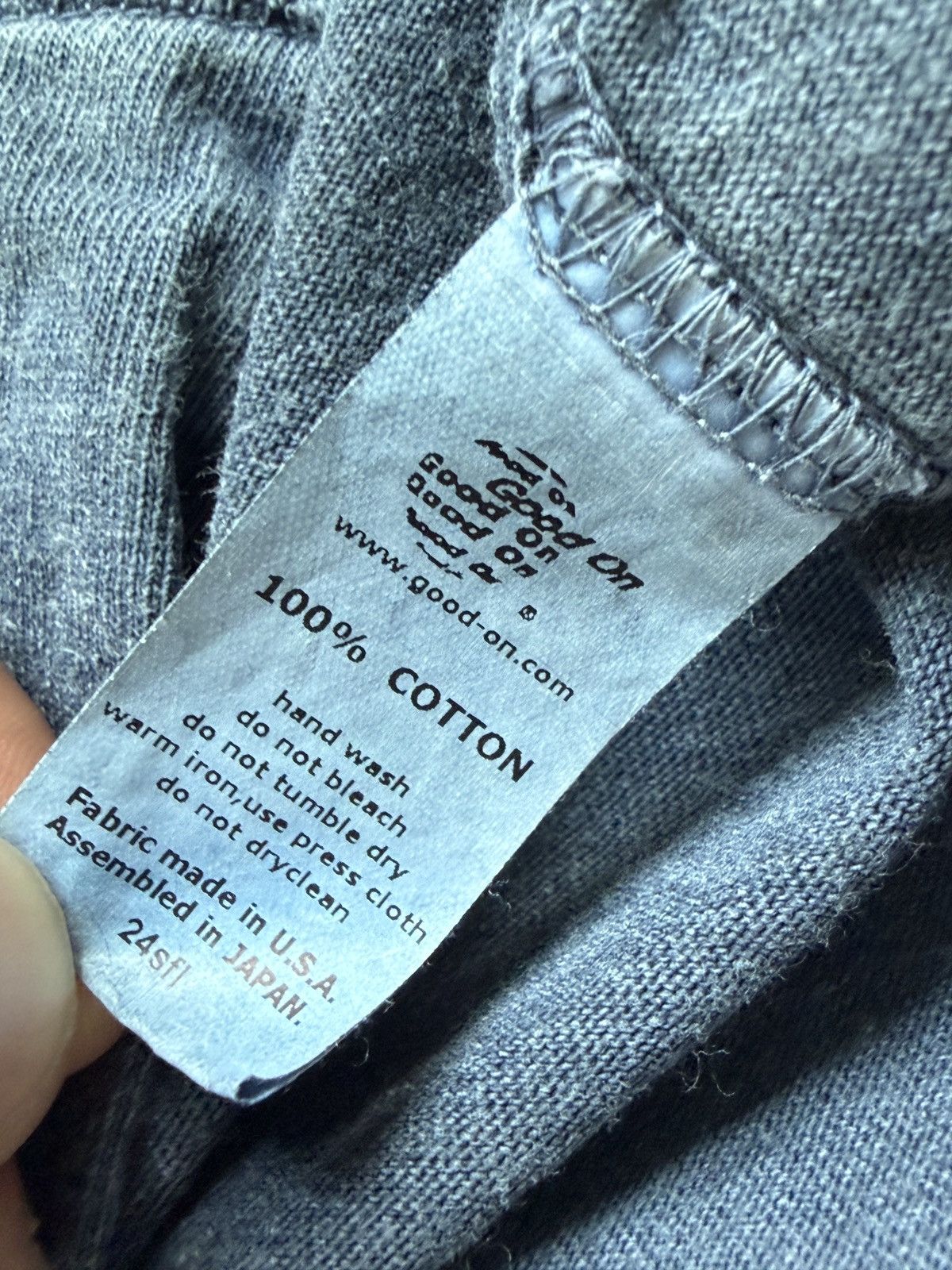 Japanese Brand Good On Japan Made USA Washed Cotton Open Mens Shirt L Size US L / EU 52-54 / 3 - 13 Thumbnail