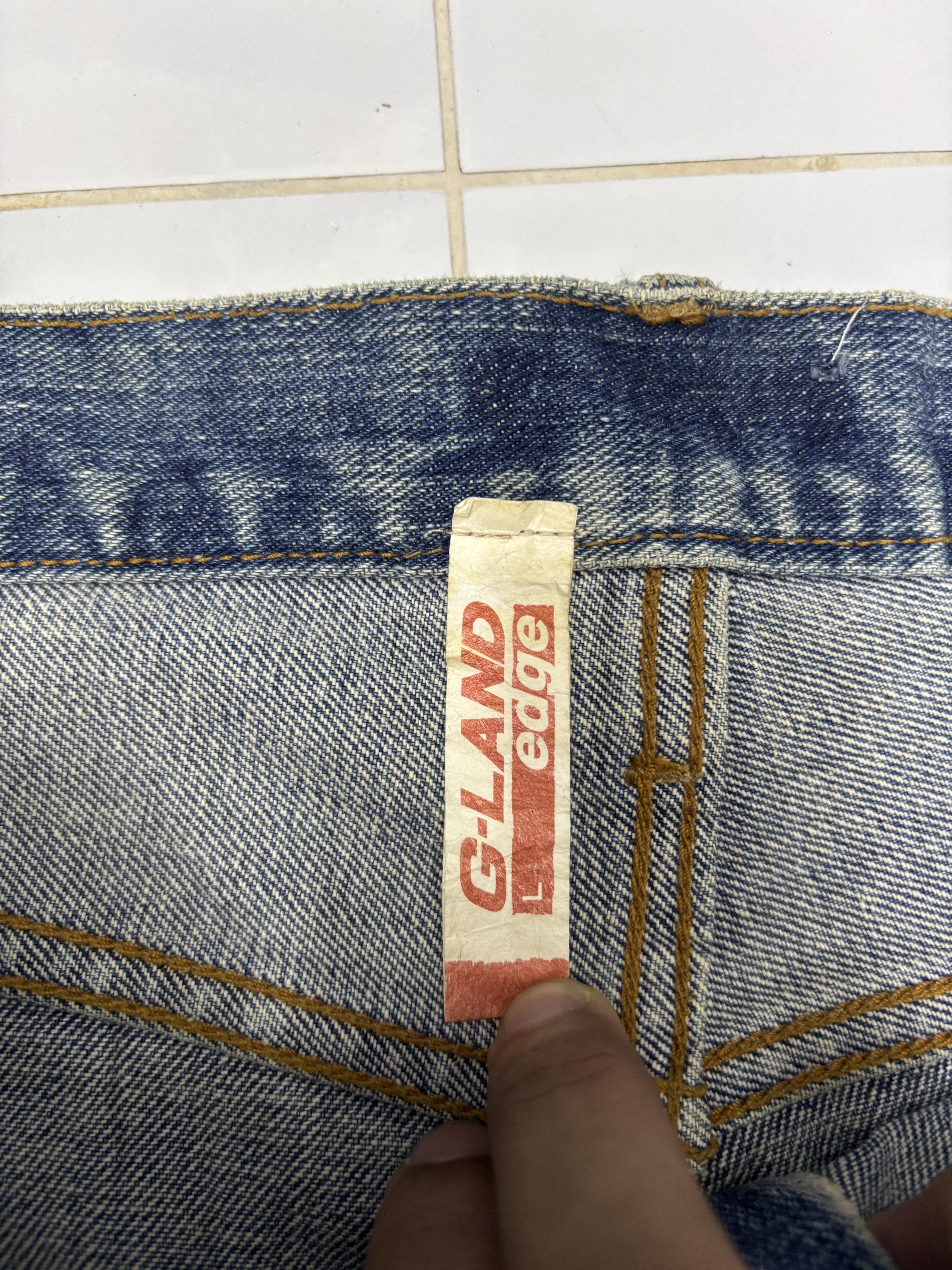 G-Star × Hysteric Glamour × Kapital VINTAGE RARE PATCHWORK DISTRESSED DENIM G LAND JEANS Size US 33 - 11 Thumbnail