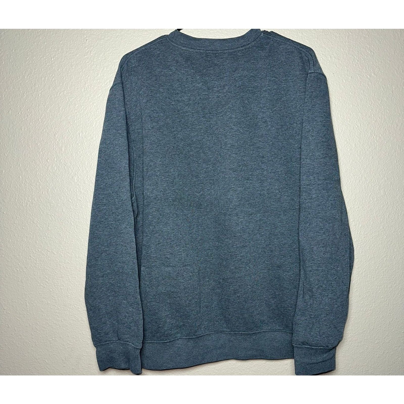 Nike 👕 Nike Embroidered Swoosh Crewneck Sweatshirt – With Size L Size L / US 10 / IT 46 - 2 Thumbnail