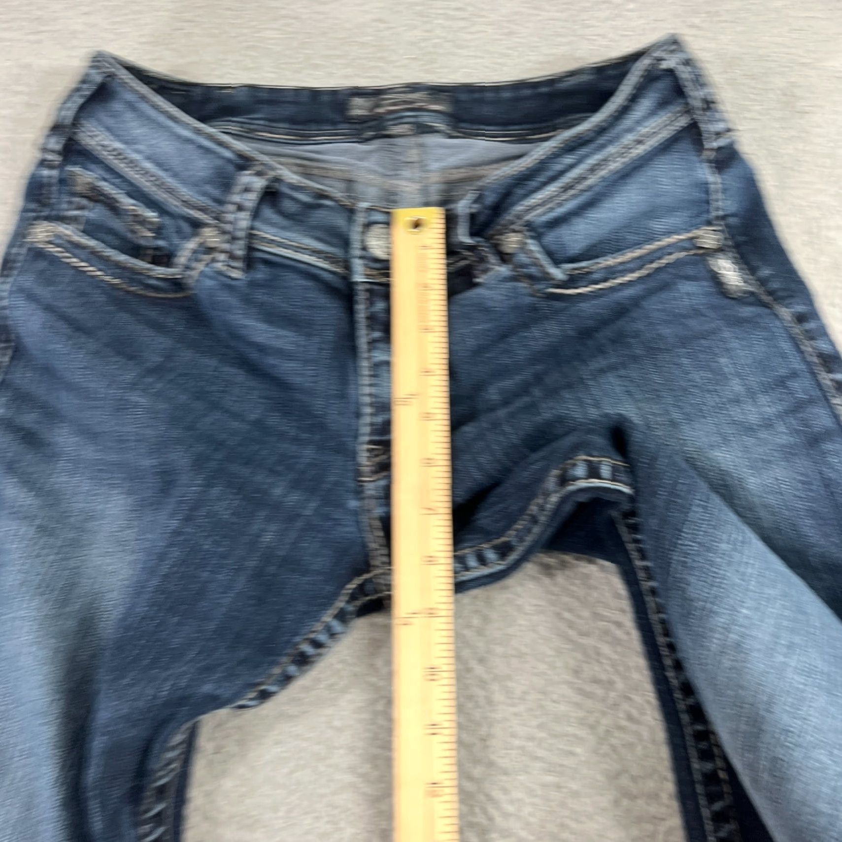 Silver Jeans Co. VINTAGE Silver Jeans Suki Surplus Bootcut Women’s Denim Pants Size 31/30 Blue Stretch Size 24" / US 00 / IT 34 - 6 Thumbnail