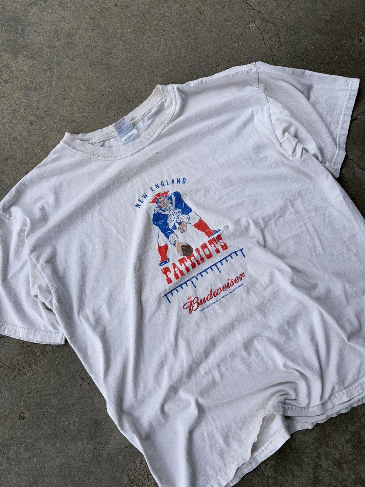 Vintage Vintage 90s Patriots Shirt Size US XL / EU 56 / 4 - 2 Thumbnail