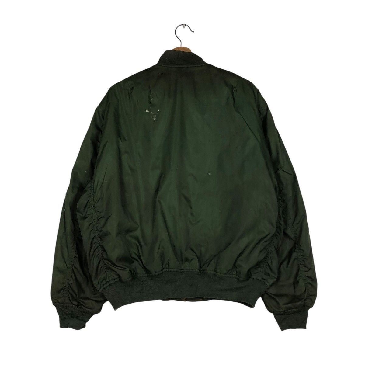 Japanese Brand 📌Vintage Fly Bomber Jacket Biker Military Collections Size US L / EU 52-54 / 3 - 9 Thumbnail