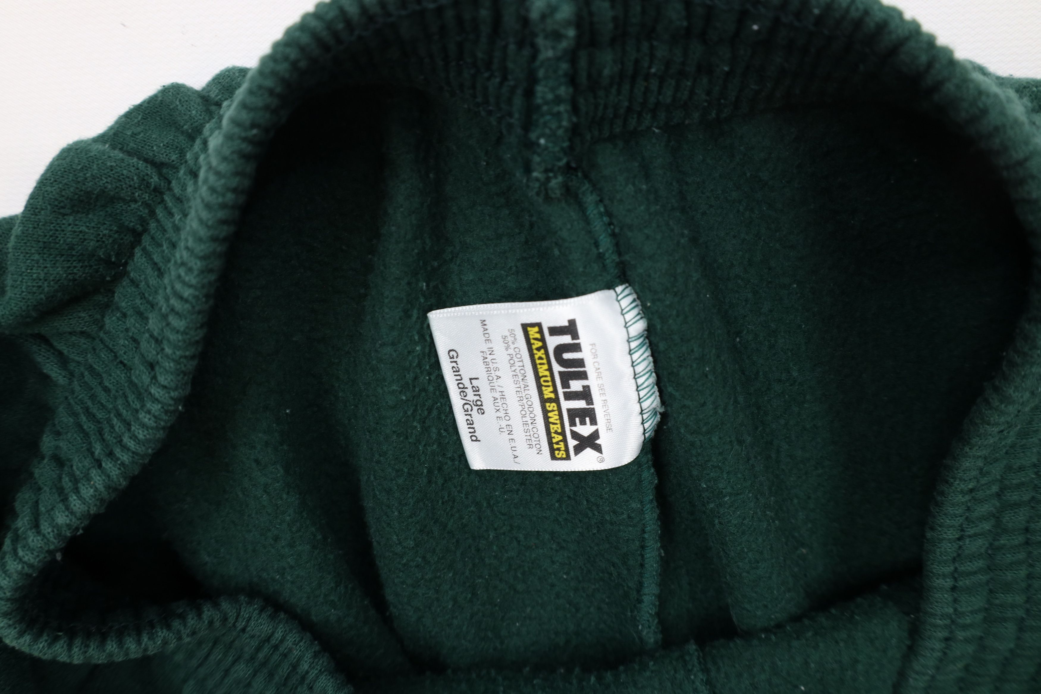 Vintage Vintage 90s Streetwear Cuffed Sweatpants Joggers Green USA Size US 36 / EU 52 - 5 Thumbnail