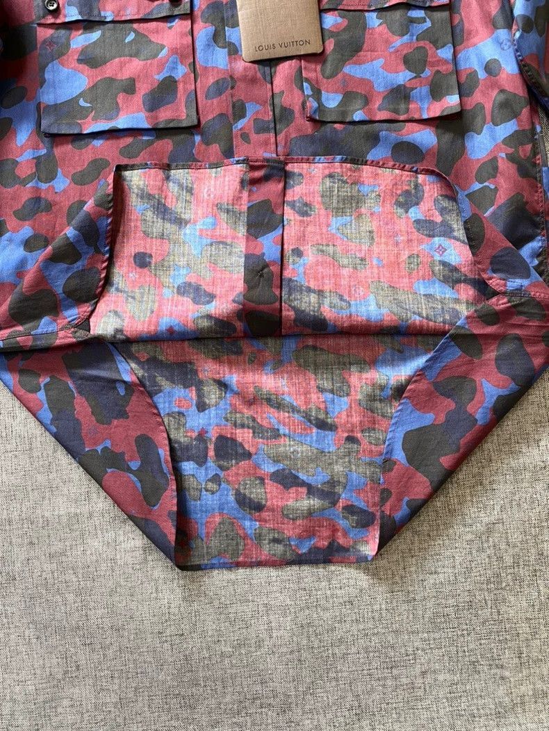 Louis Vuitton Louis Vuitton Men's Camouflage Long Sleeve Shirt-2506 Size US M / EU 48-50 / 2 - 4 Thumbnail