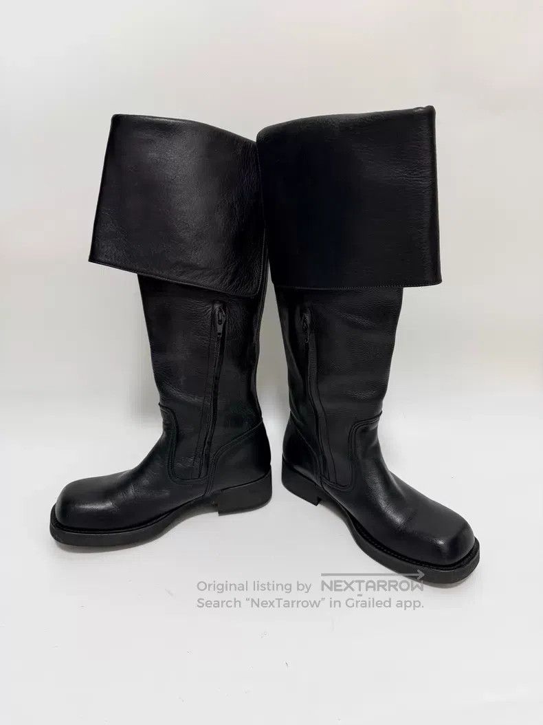 Yohji Yamamoto Yohji Yamamoto High-leg leather boots Size US 5.5 / EU 38 - 5 Thumbnail