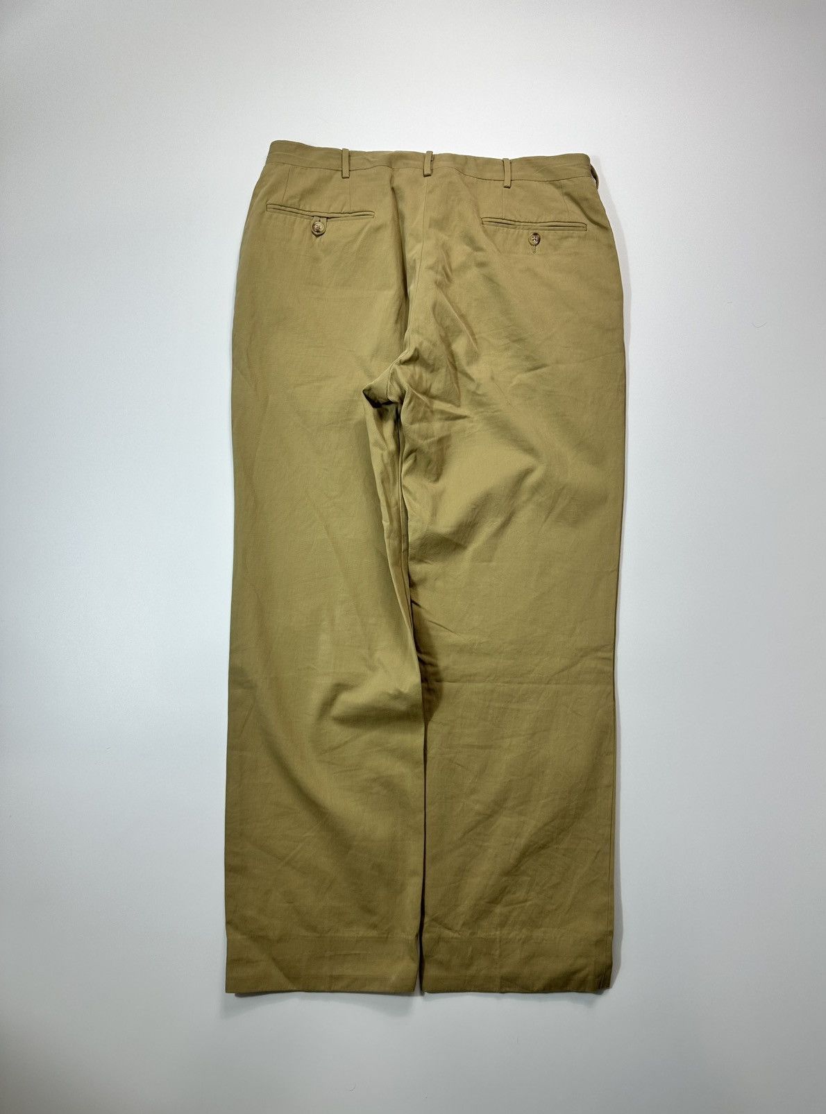 Polo Ralph Lauren Polo Ralph Lauren Classic Pants Men's Made In Italy Beige Size US 33 - 2 Thumbnail
