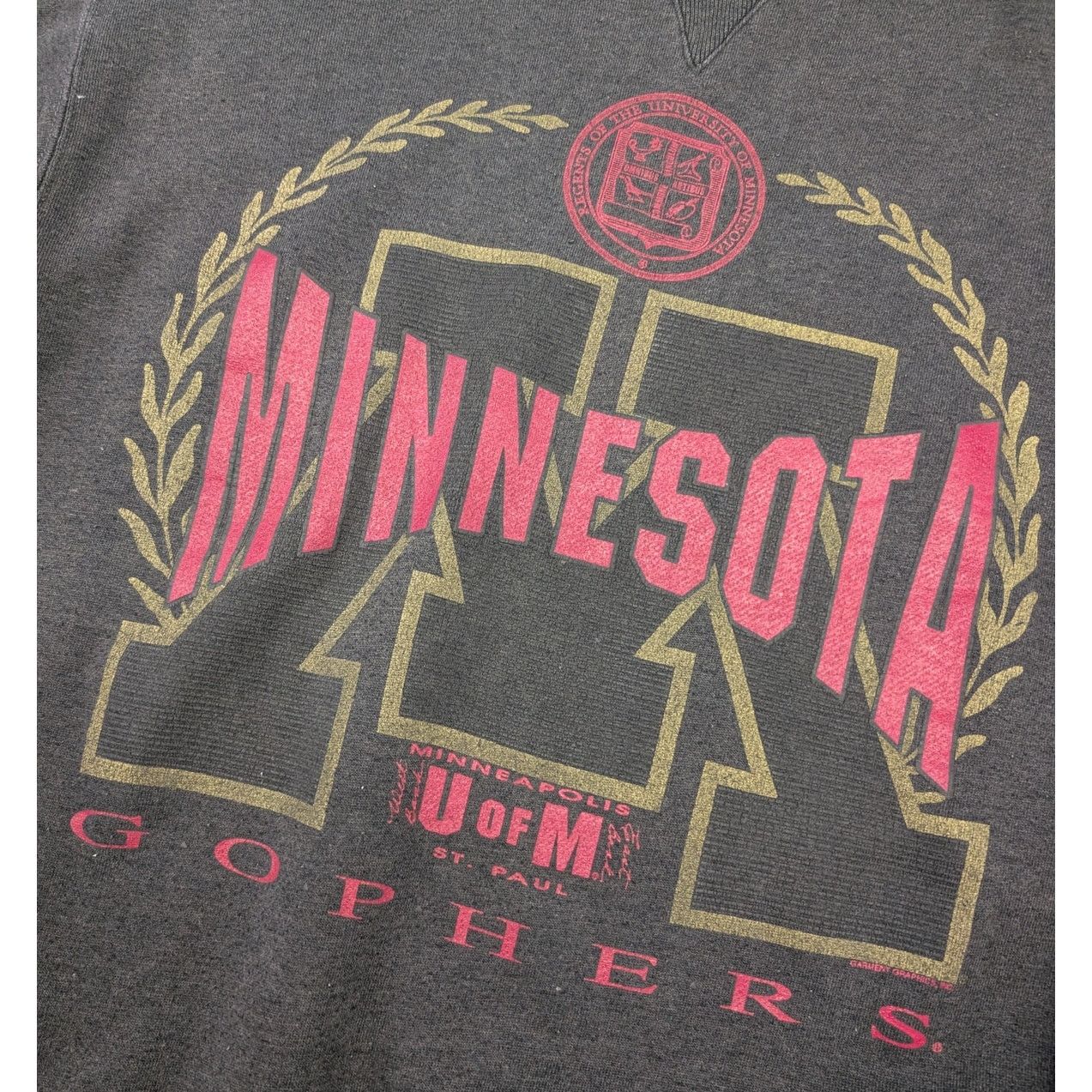 NCAA × Vintage Vintage University of Minnesota Gophers NCAA Black sweater Size US M / EU 48-50 / 2 - 2 Thumbnail