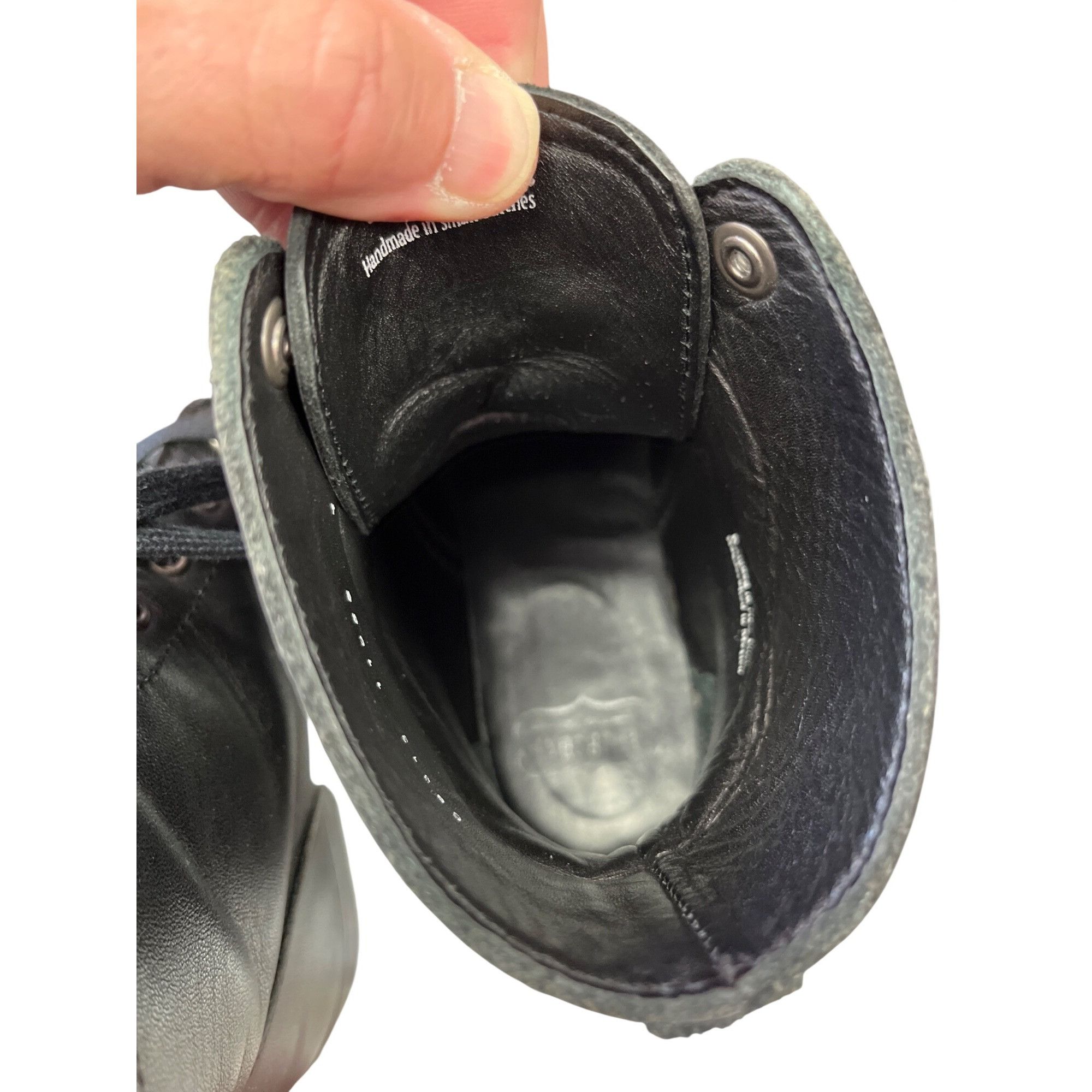 Other Thurday Boot Co. Wms black leather hand crafted ankle boots Size US 6.5 / IT 36.5 - 8 Thumbnail
