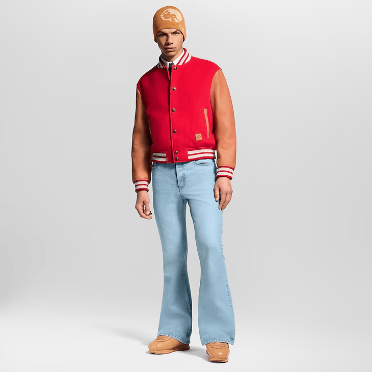 Louis Vuitton VVN Leather Varsity Jacket Size US S / EU 44-46 / 1 - 4 Thumbnail