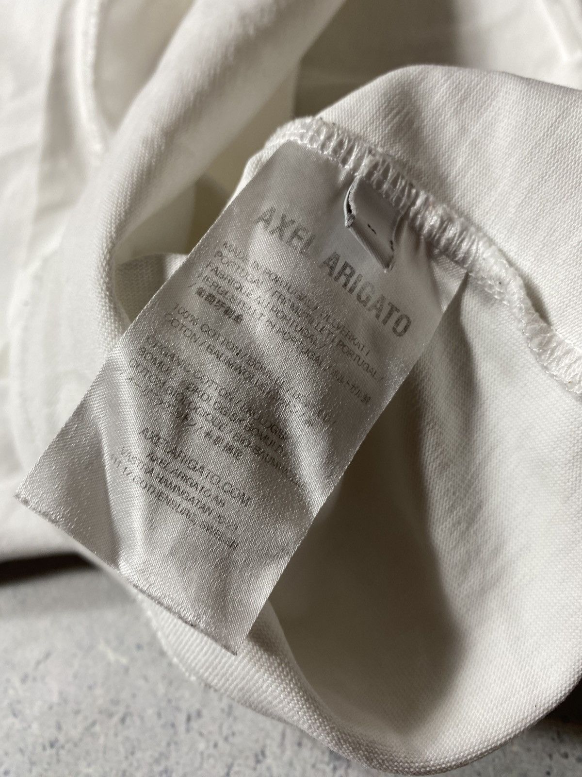 Axel Arigato Axel Arigato Mens White T-Shirt Size US M / EU 48-50 / 2 - 10 Thumbnail